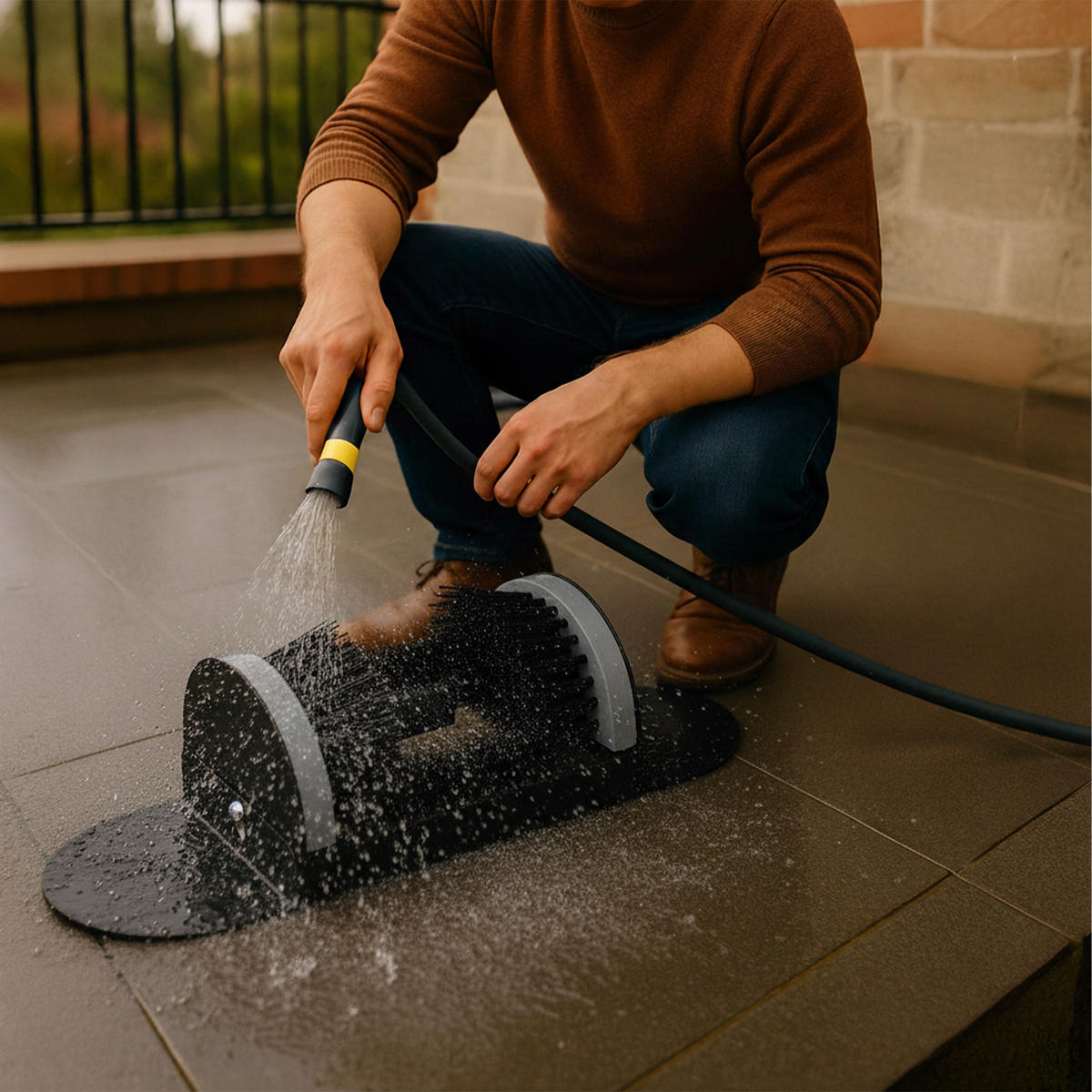 SCHUHABSTREIFER - Schwarz, Holz/Kunststoff (47/15.5cm) - Relaxdays