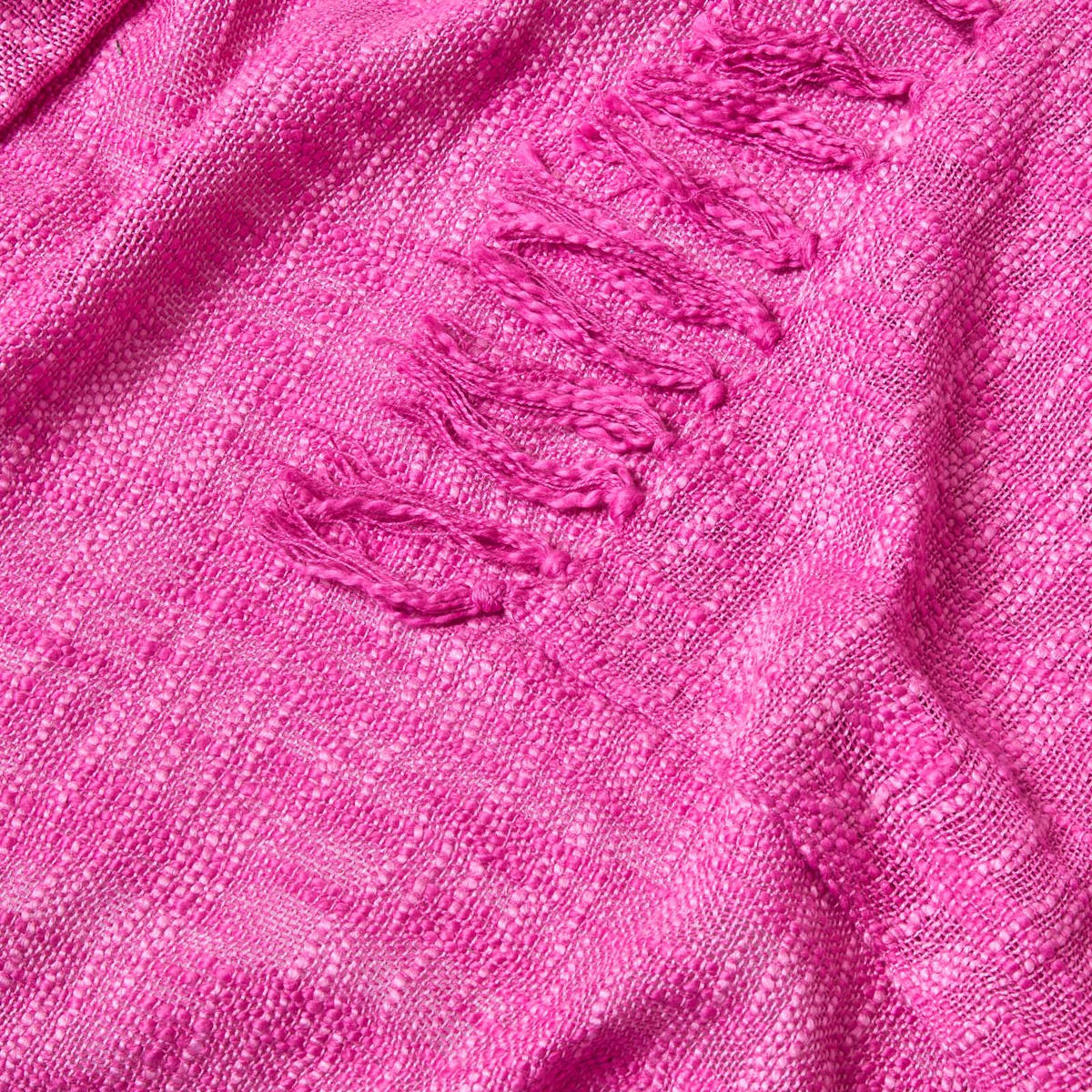 TAGESDECKE Nirvana Slub 255/360 cm, 100% Baumwolle - Rosa, Textil (255/360cm) - Homescapes