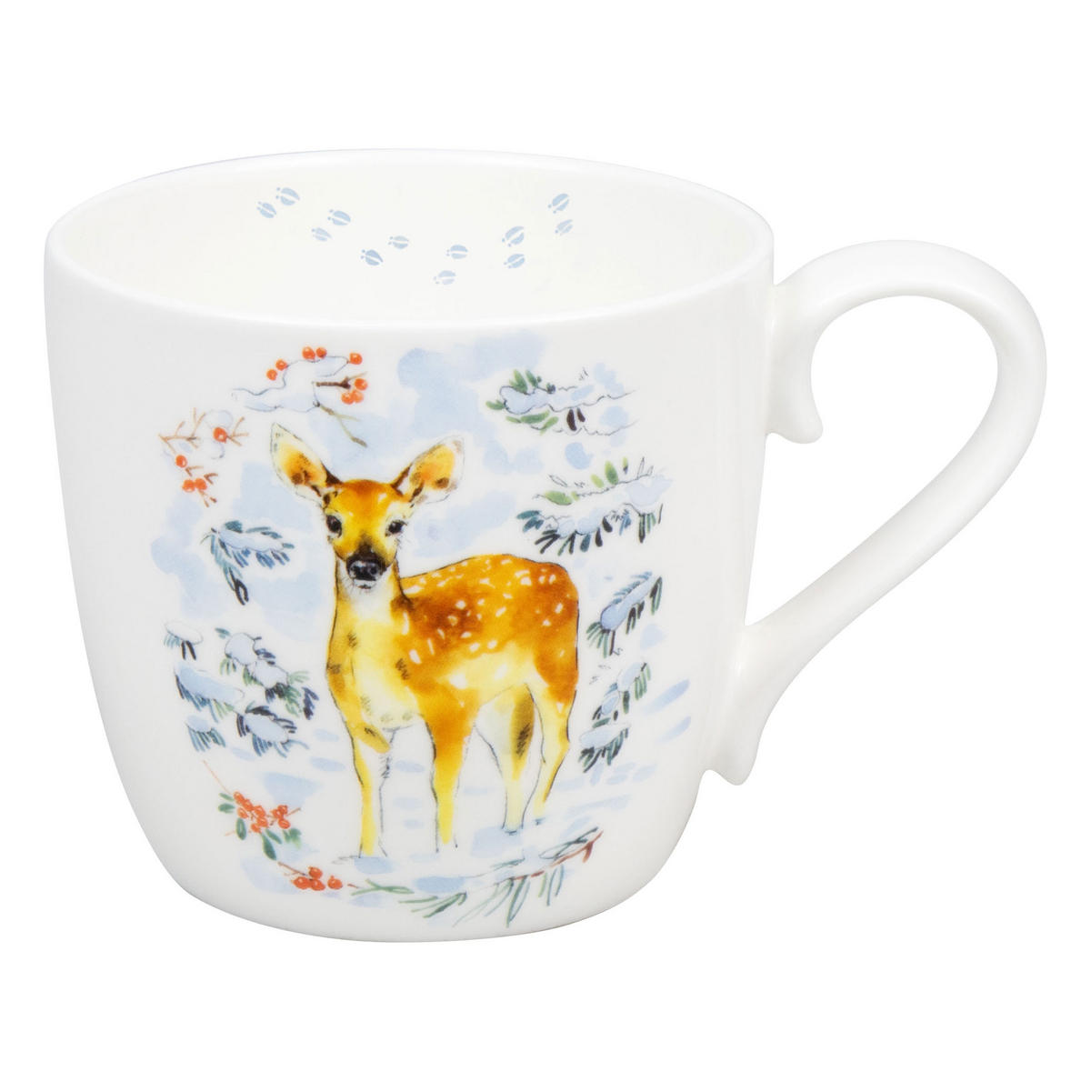 KAFFEEBECHER Winter Fawn - Naturfarben, Keramik (0.45L) - Könitz