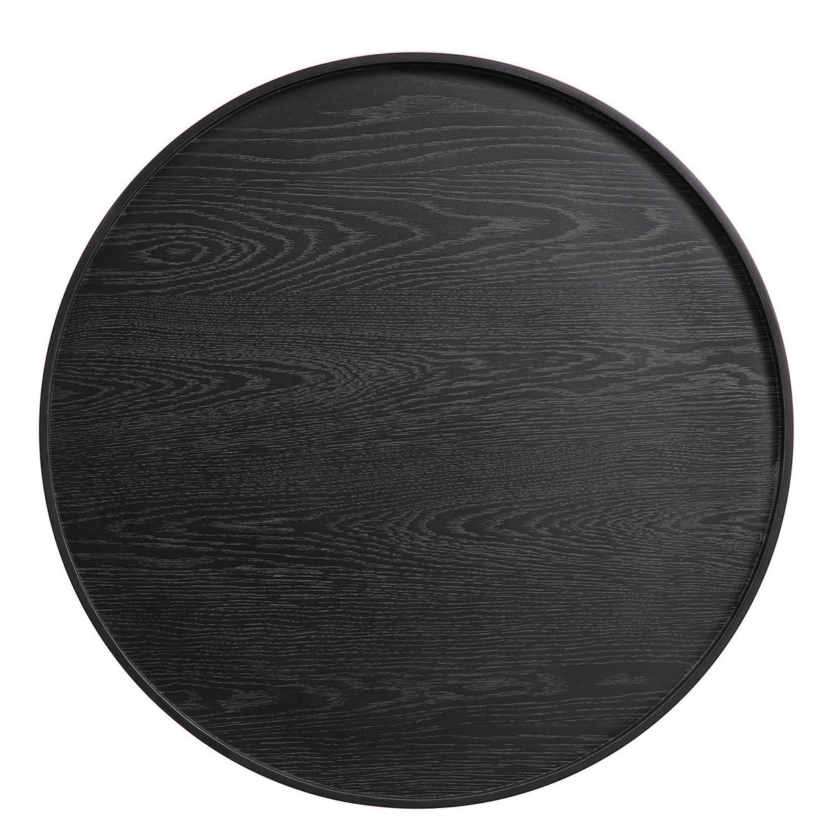 COUCHTISCH - Holzwerkstoff / Kunststoff / Metall - Eichefarben/Schwarz, Holzwerkstoff/Kunststoff (80/80/45cm) - home24