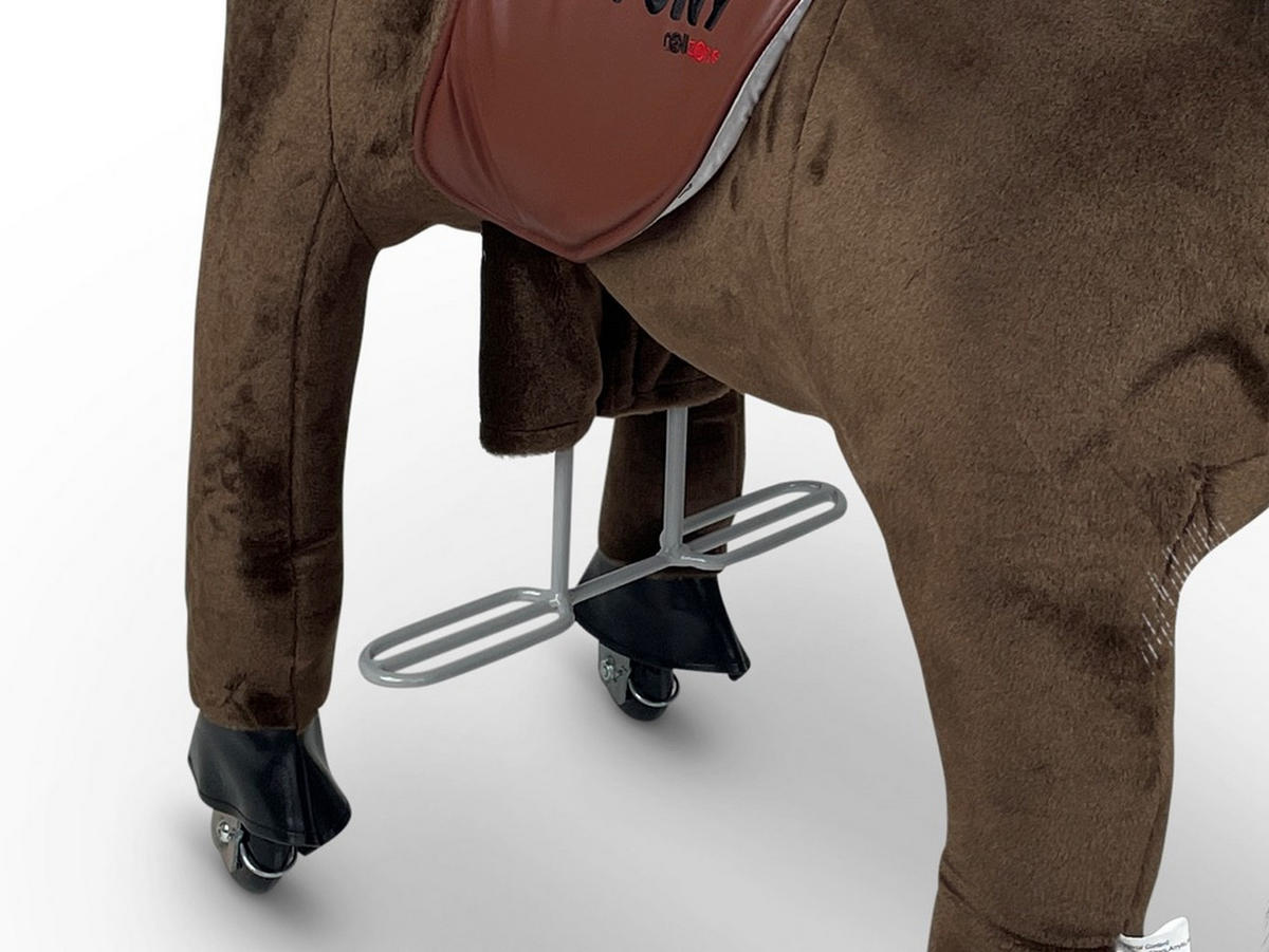 REITPFERD Kiara dunkelbraun Größe S - Dunkelbraun, Kunststoff (72/29/83cm) - TPFLiving