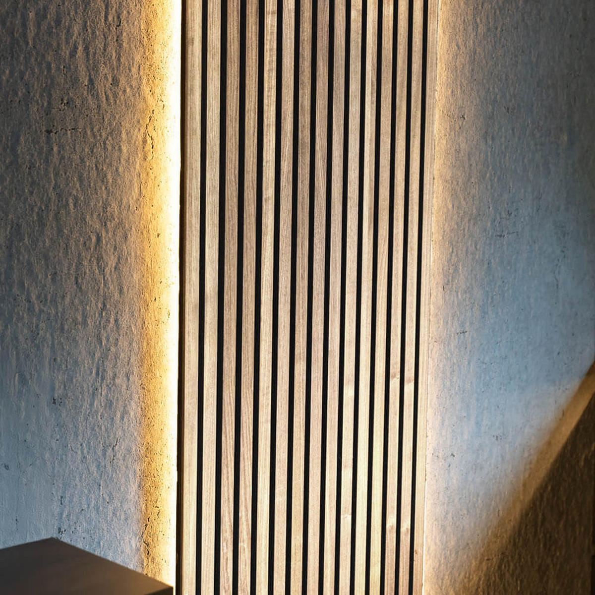 AKUSTIKPANEEL SONIC - Light Oak, 1 - Braun, Holzwerkstoff/Textil (40.5/80/2.2cm) - Home Deluxe