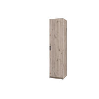 DREHTÜRENSCHRANK LUGERN 44,6/197,6/53,6cm 1-türig Eiche Wellington - Eichefarben, Holzwerkstoff (44.6/197.6/53.6cm) - MASSENO