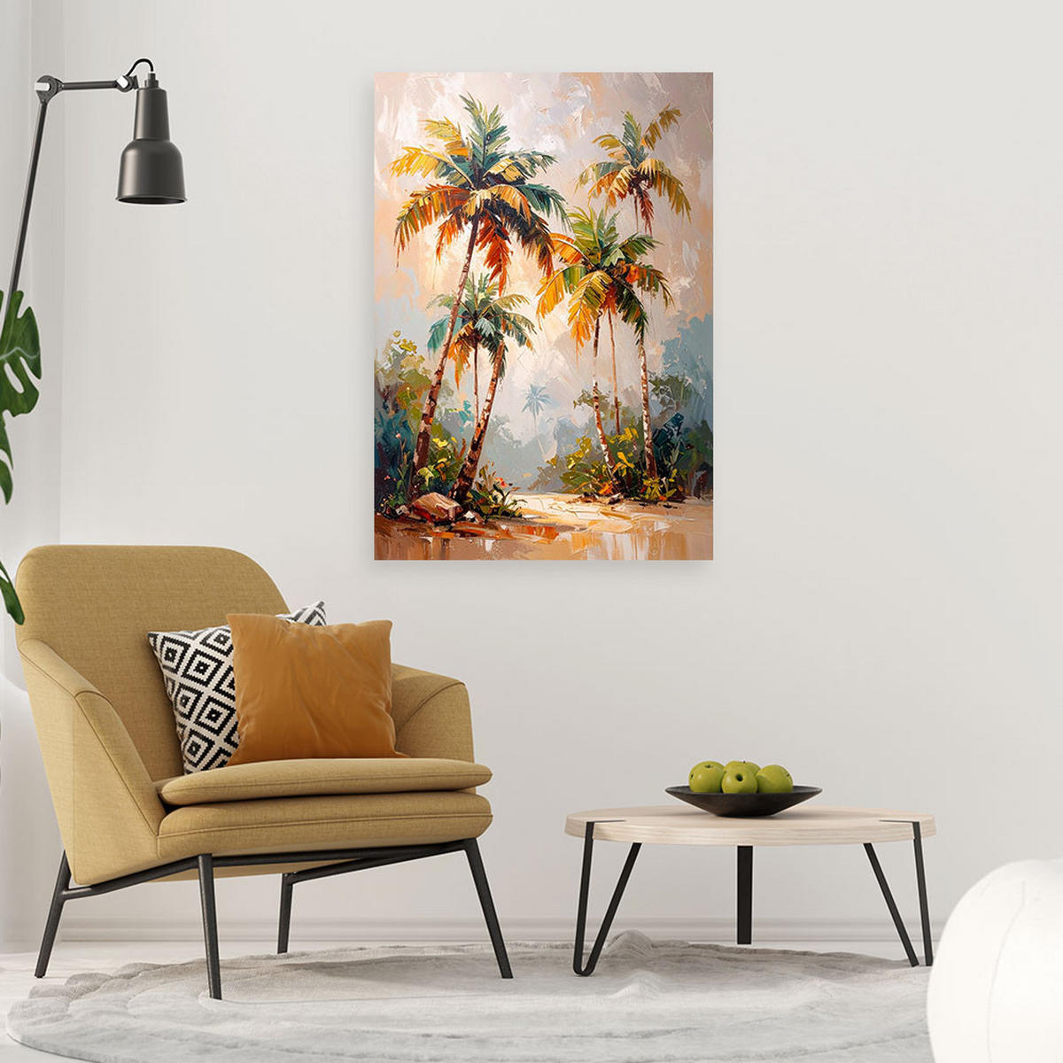 LEINWANDBILD Natur und Botanik 30x45cm - Grün, Textil (30/45cm) - Feeby