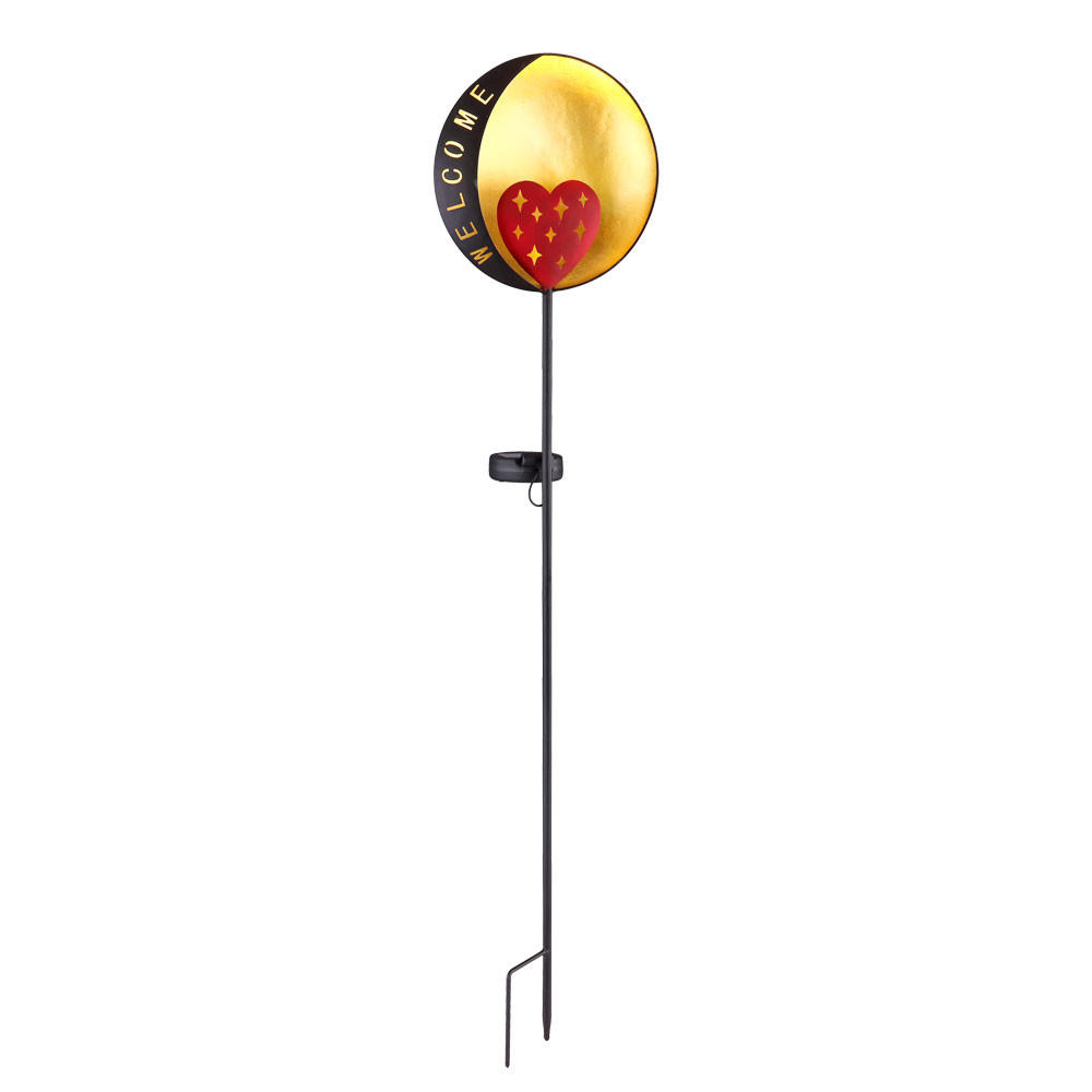 LED AUSSENLEUCHTE Welcome Schwarz - Schwarz, Metall (17/17/78.5cm) - Globo Lighting