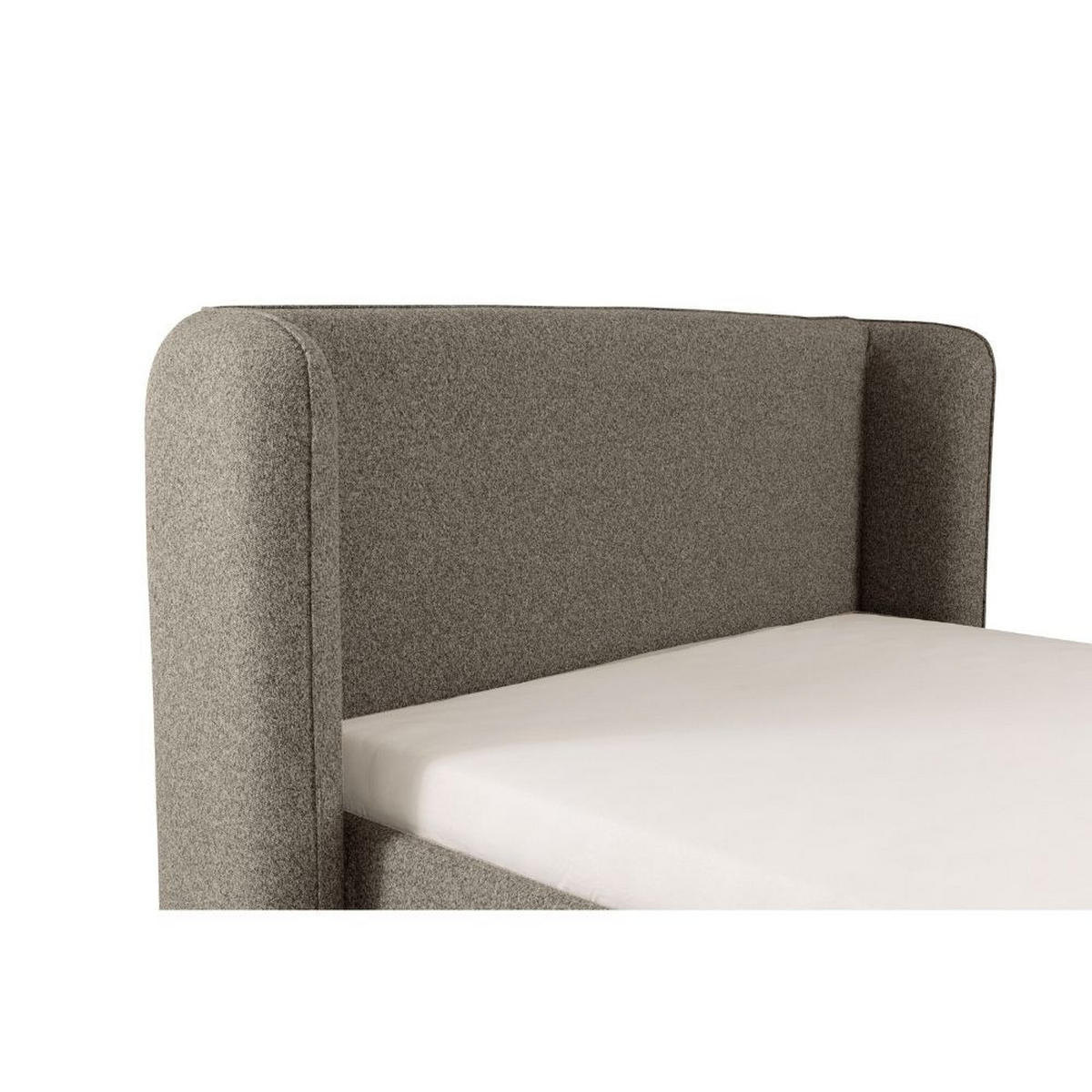 POLSTERBETT Stella mit Bettkasten, ohne Matratze, 180x200 cm, Grau - Schwarz/Grau, Textil (180/200cm) - AN-Moebel 4u