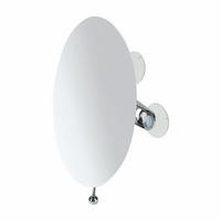 WAND-KOSMETIKSPIEGEL OVAL MIRRORS - Chromfarben, Metall (15/20/15cm) - MÖVE