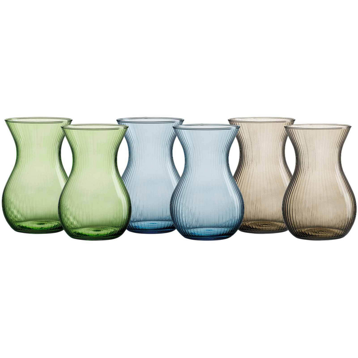 VASEN Rosalie Mixed 18 cm 6er Set - Multicolor, Glas (18cm) - Ritzenhoff Breker