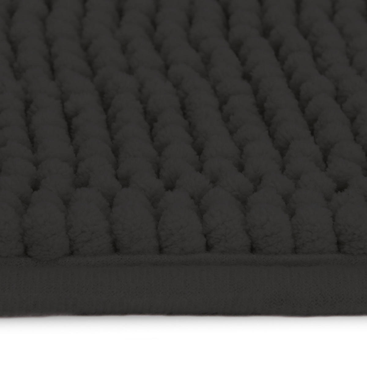 VORLEGER MATTE BeauMare WR 70/100cm Schwarz - Schwarz, Textil (70/100cm) - Beautissu 
