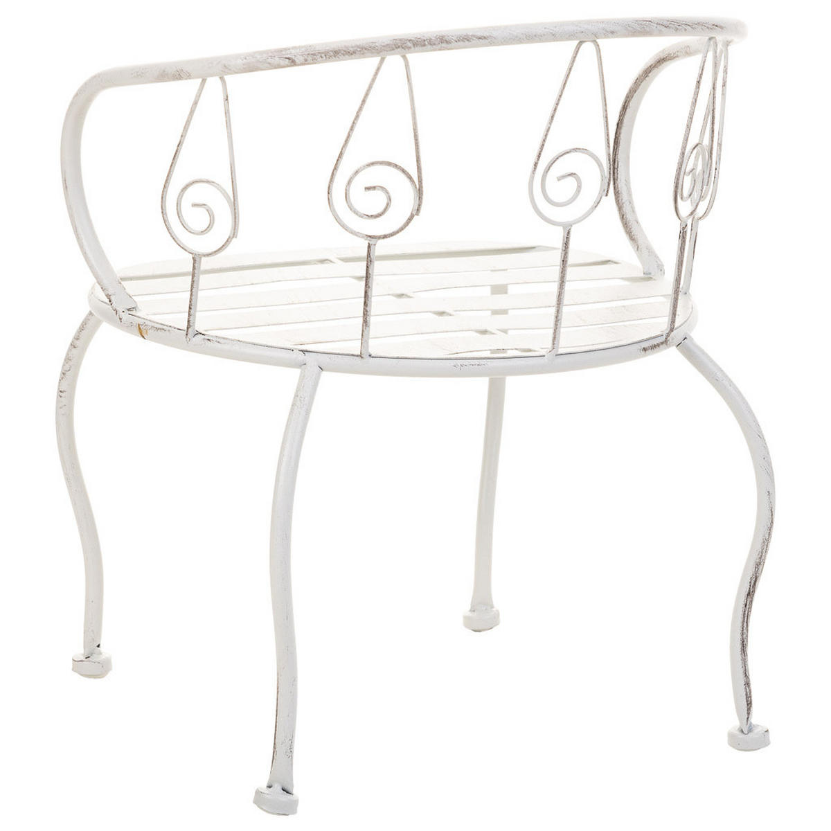 STUHL, weiß, 35x28x39cm - Weiß, Metall (35/39/28cm) - Wanderlust