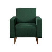 SESSEL Oviedo - Grün, Holz/Kunststoff (75/80/75cm) - MIRJAN24