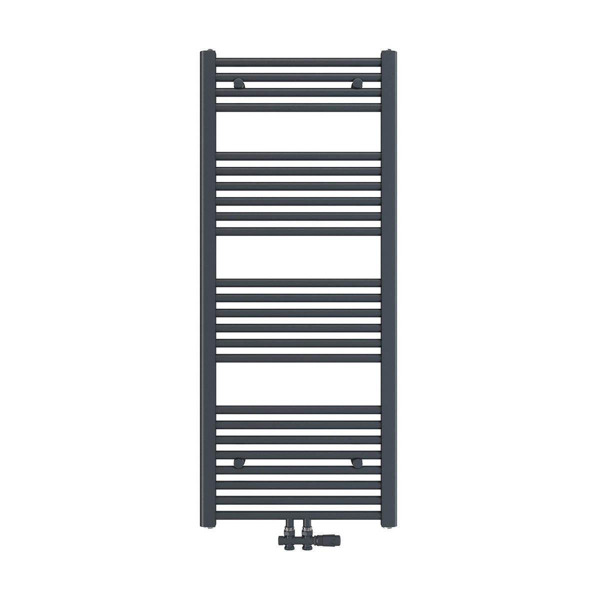 HEIZKÖRPER Handtuchheizkörper wasserführend 120/50/3 cm - Anthrazit, Metall (50/120/3cm) - EMKE