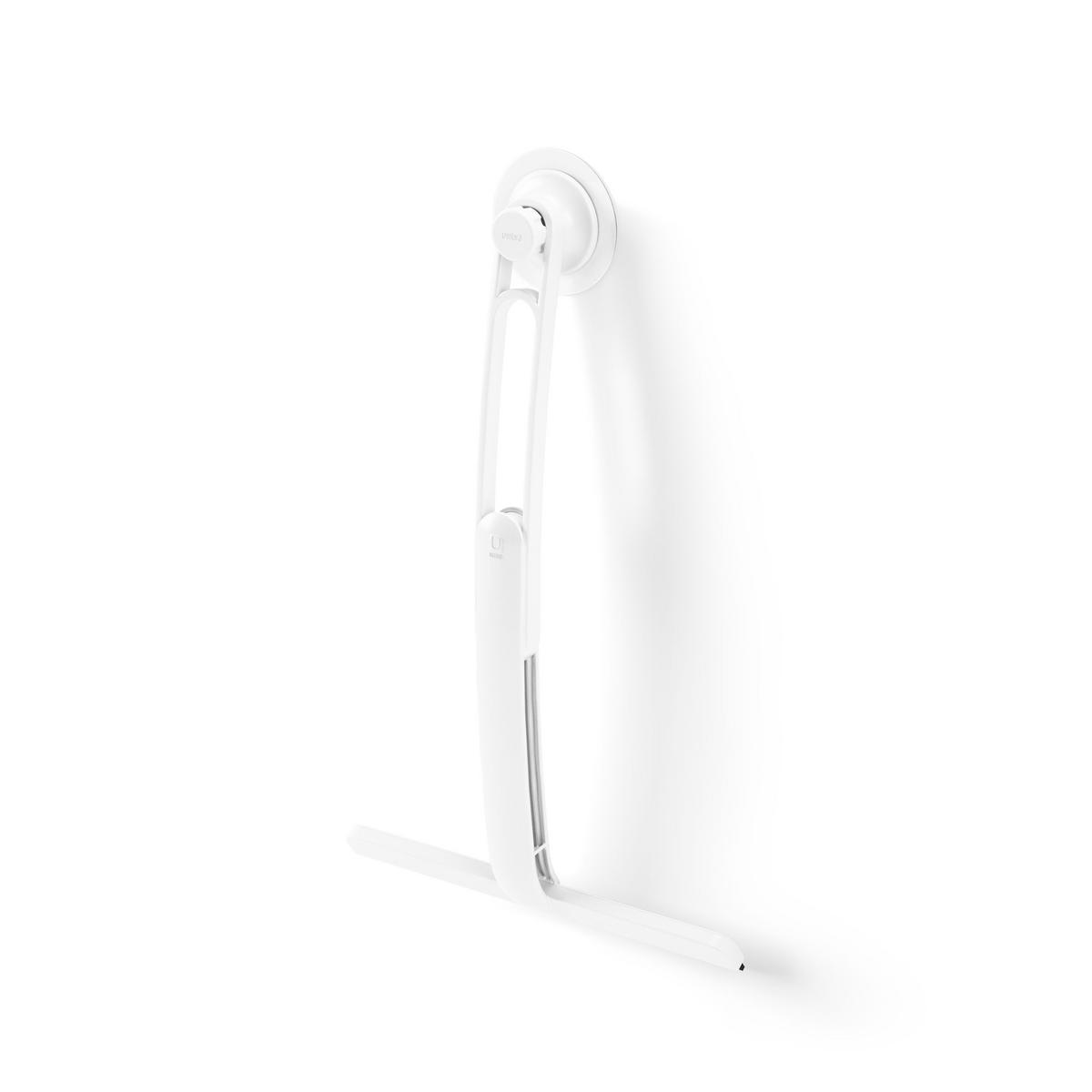 DUSCHABZIEHER Flex, Weiß - Weiß, Kunststoff (26/4/40cm) - Umbra