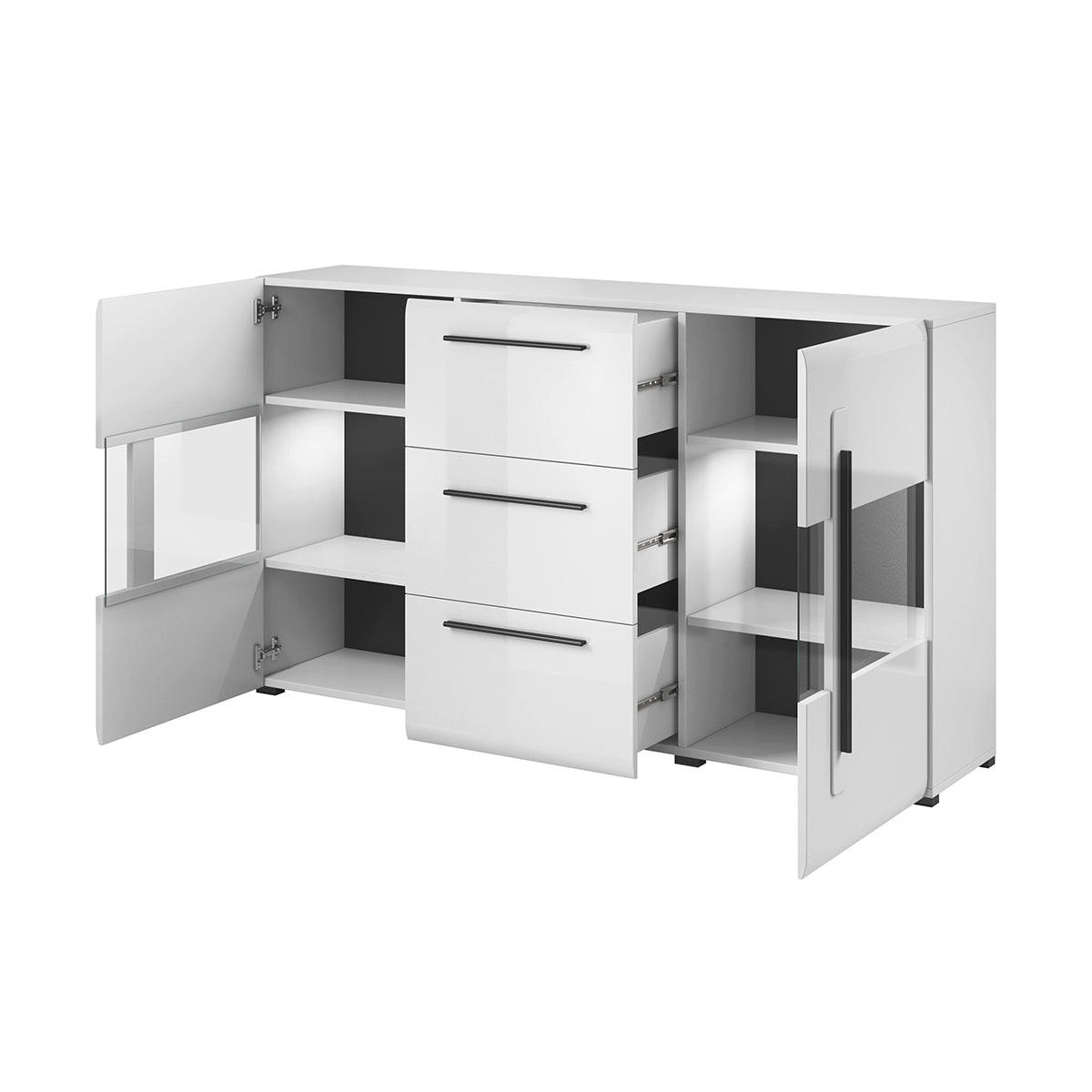 SIDEBOARD Louis Weiß - Weiß, Holzwerkstoff (180/103/39cm) - Petits-meubles