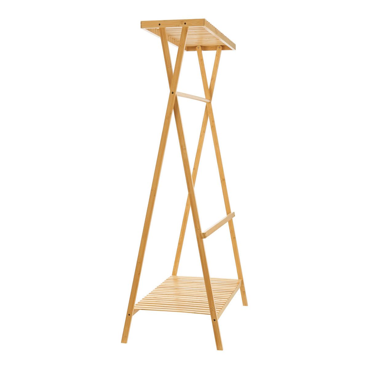 GARDEROBENSTÄNDER Horten - Naturfarben, Holz (90/140/45cm) - [en.casa]