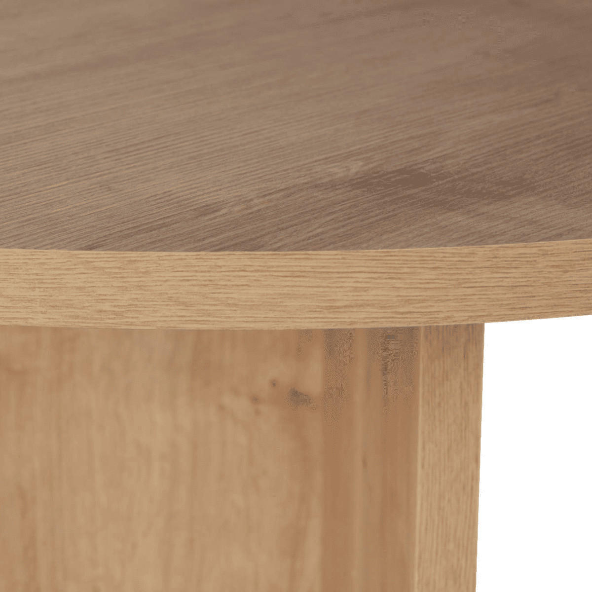 ESSTISCH mit ovaler Tischplatte L200 cm 90/200/75 cm - Eichefarben, Holzwerkstoff (200/90/75cm) - Calicosy