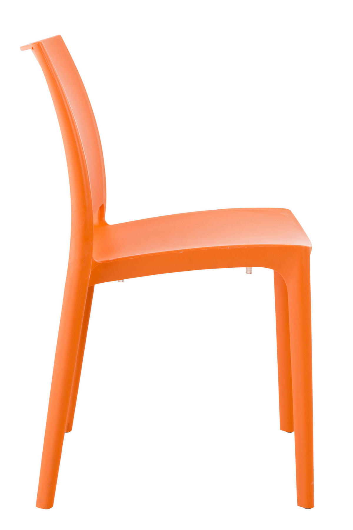 GARTENSTUHL Kunststoff orange - Orange, Kunststoff (44/81/50cm) - CLP