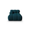 CHAISELONGUE links Bellis aus 3D-Stoff marineblau - Blau, Textil (94/70/155cm) - Micadoni