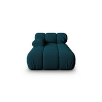 CHAISELONGUE links Bellis aus 3D-Stoff marineblau - Blau, Textil (94/70/155cm) - Micadoni