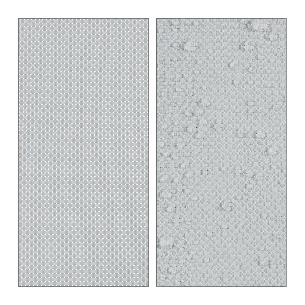 SENKRECHTMARKISE - Grau, Kunststoff/Textil (180/140/6.5cm) - Relaxdays