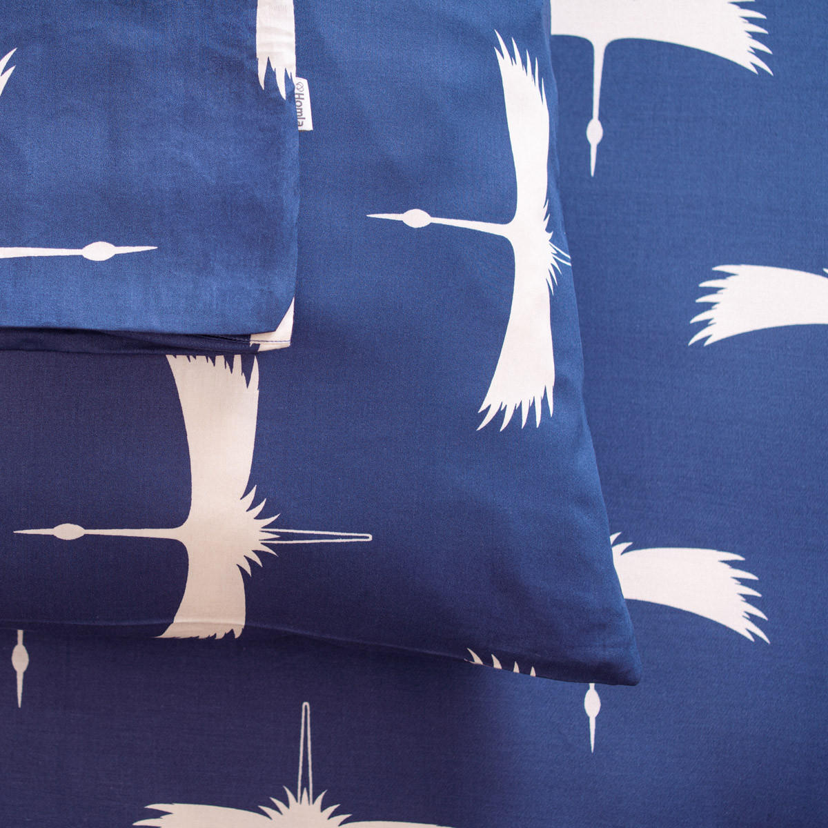 BETTWÄSCHE Devika navy blau 220/200 cm - Dunkelblau, Textil (220/200cm) - Homla