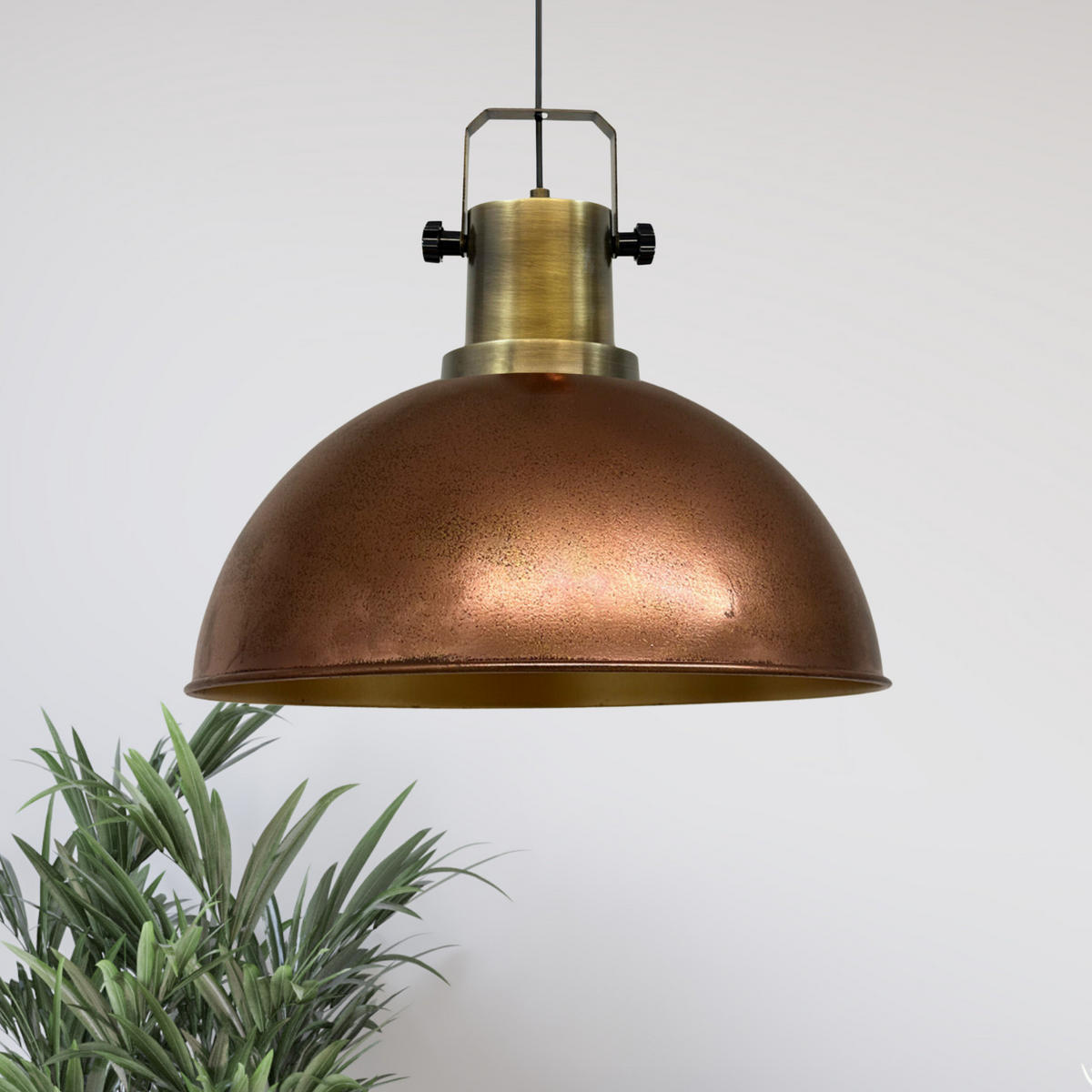 PENDELLEUCHTE Lipeo 40/23 - Goldfarben/Kupferfarben, Metall (40/23cm) - Bamyum