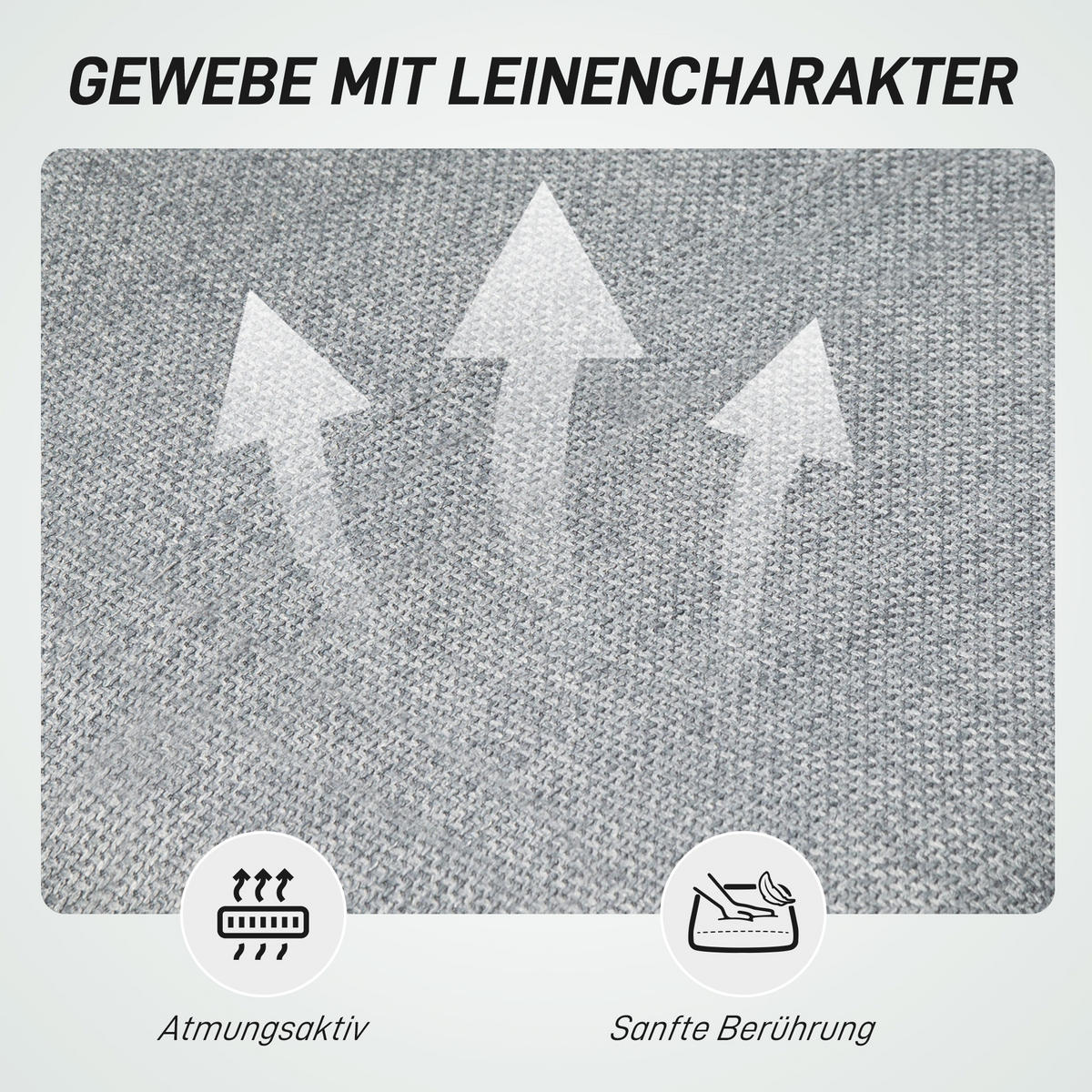 BÜROSTUHL mit Wippfunktion, Dunkelgrau - Dunkelgrau, Kunststoff (47/89/60cm) - HOMCOM