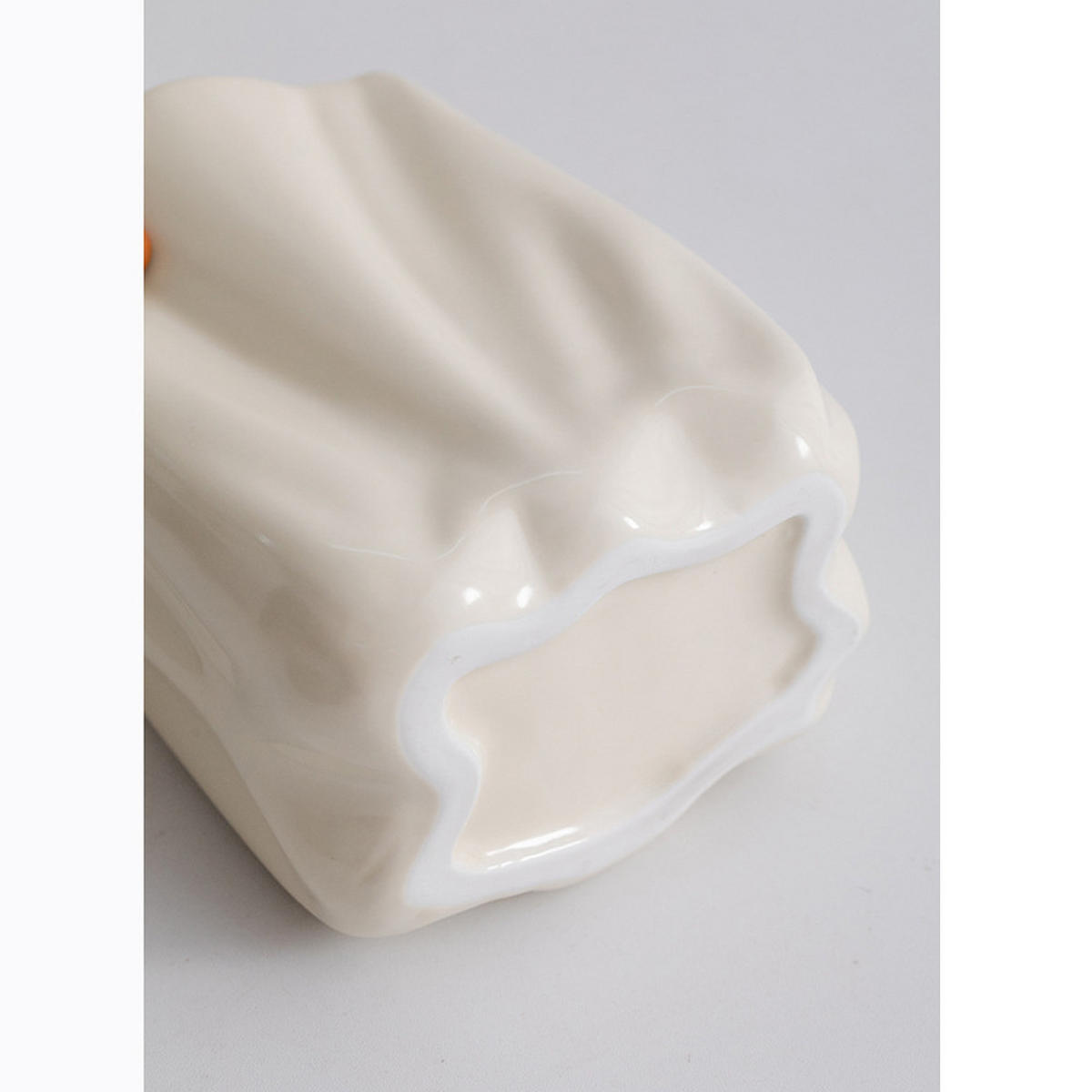 VASE 12,5 x 12,5 x 16 cm - Weiß, Keramik (16cm) - LIBRATON