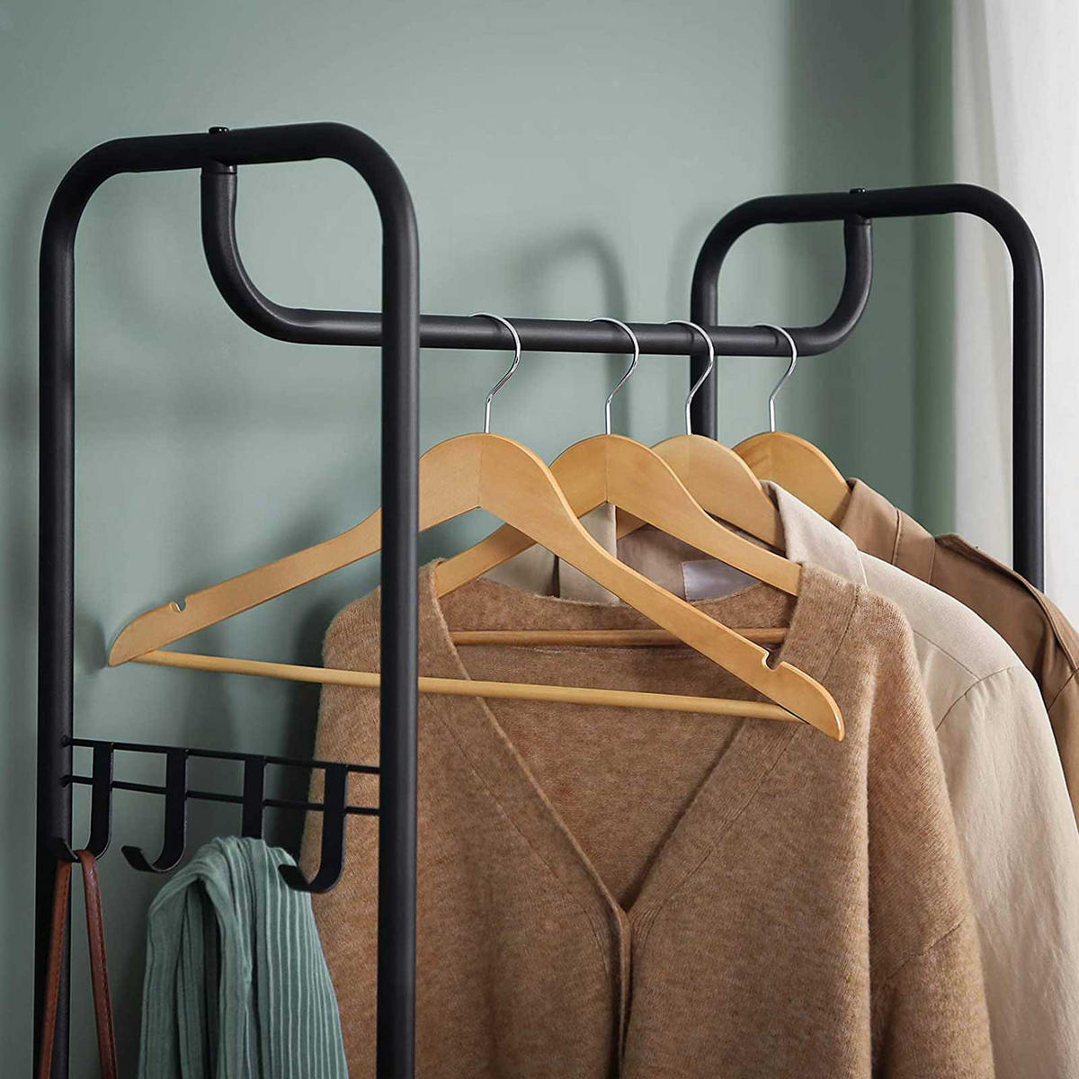 GARDEROBE - Braun, Metall (30/8/92cm) - Hansiro