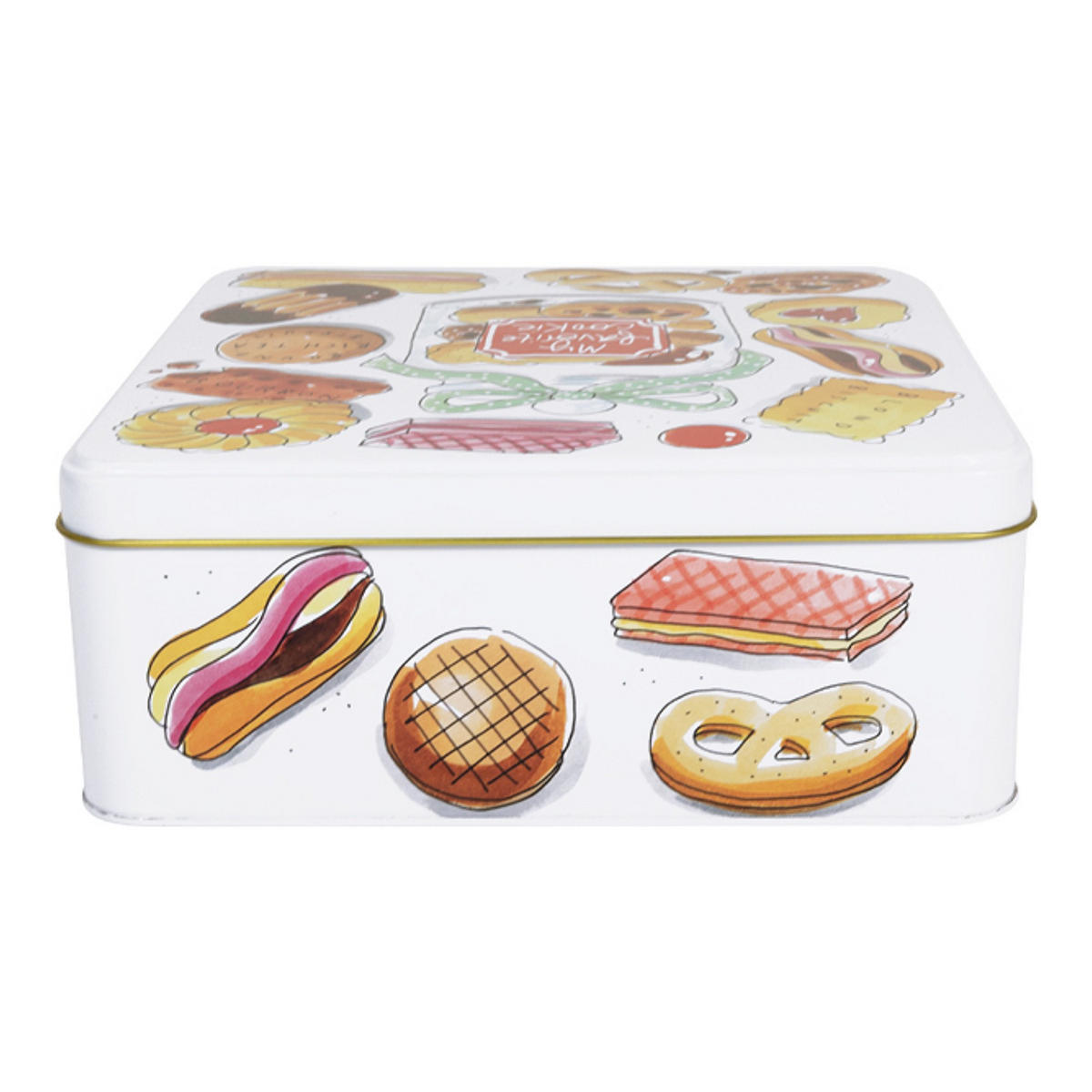DOSE Mein Lieblingskeks in Bunt - 21,7 x 7,5cm - Multicolor, Metall (21.7/7.5/21.7cm) - Blond Amsterdam