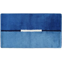 BADTEPPICH MIRA OCEAN - 323 - Blau, Textil (65/115cm) - Rhomtuft