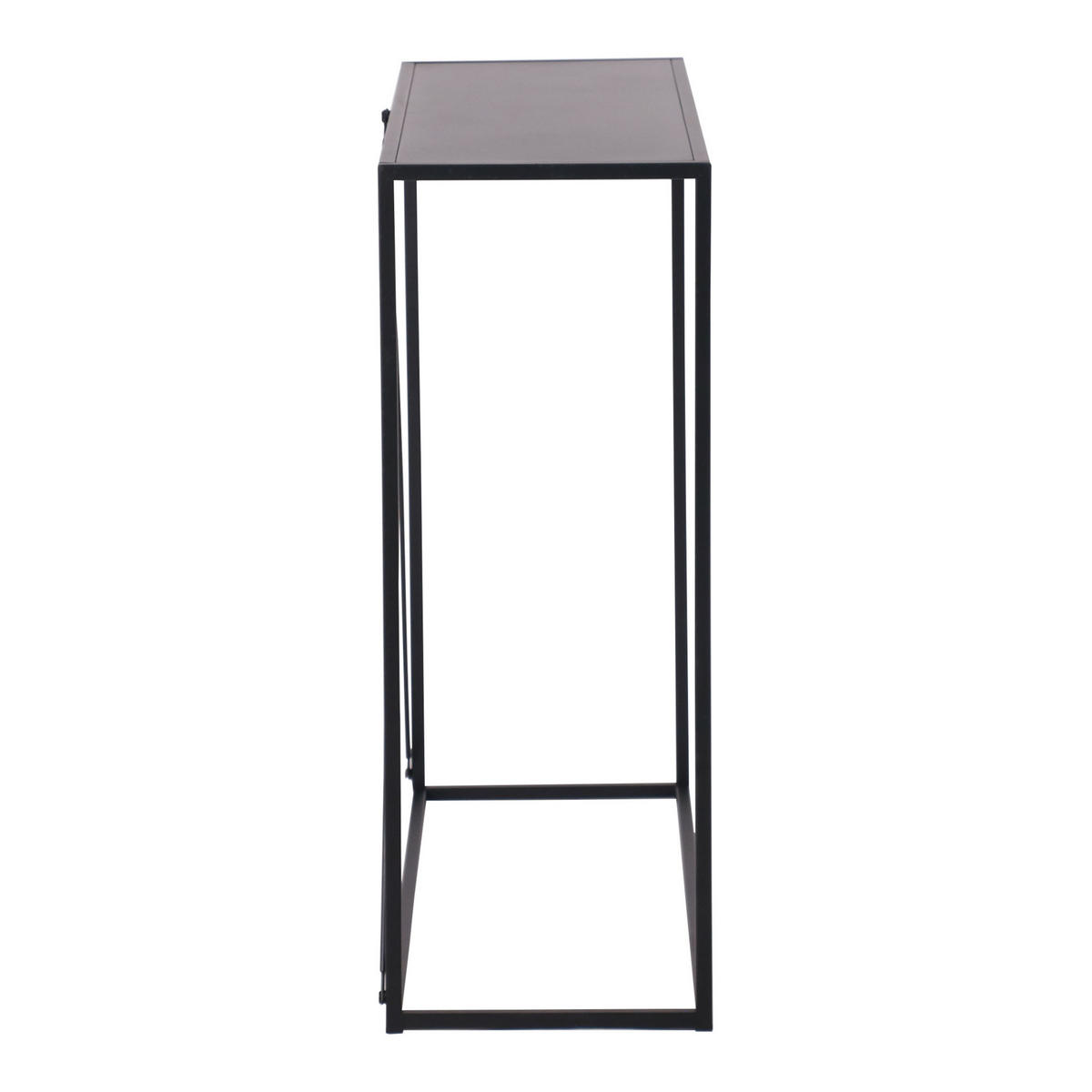 KONSOLENTISCH Austevoll - Schwarz, Metall (30/90/80cm)