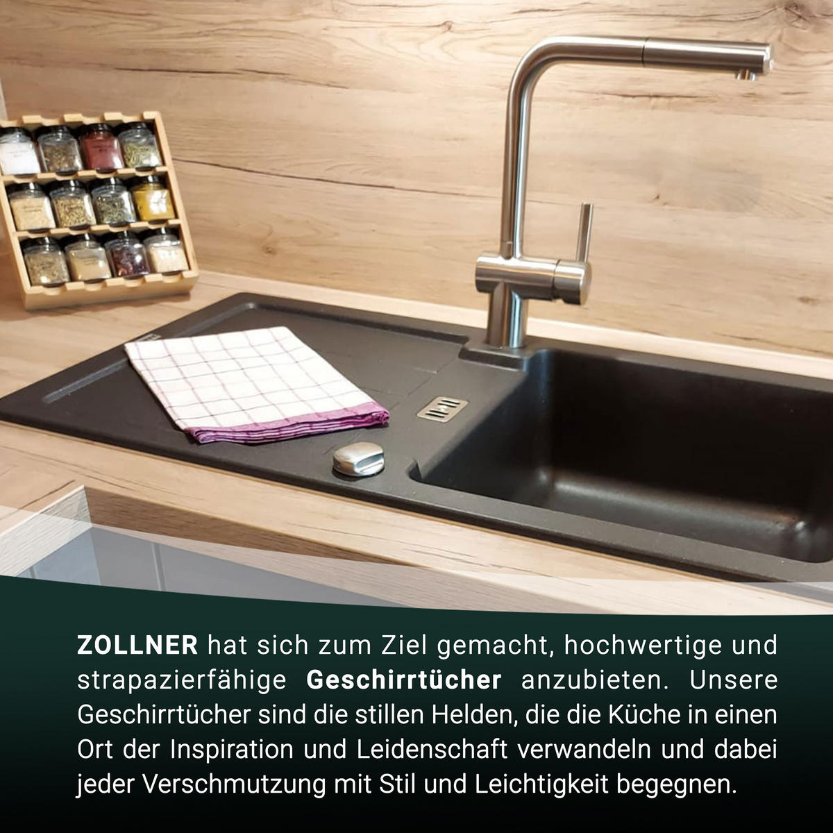 GESCHIRRTÜCHER, 5er-Set, 50x70 cm, 100% Baumwolle, farblich sortiert - Rot, Textil (50/70cm) - Zollner