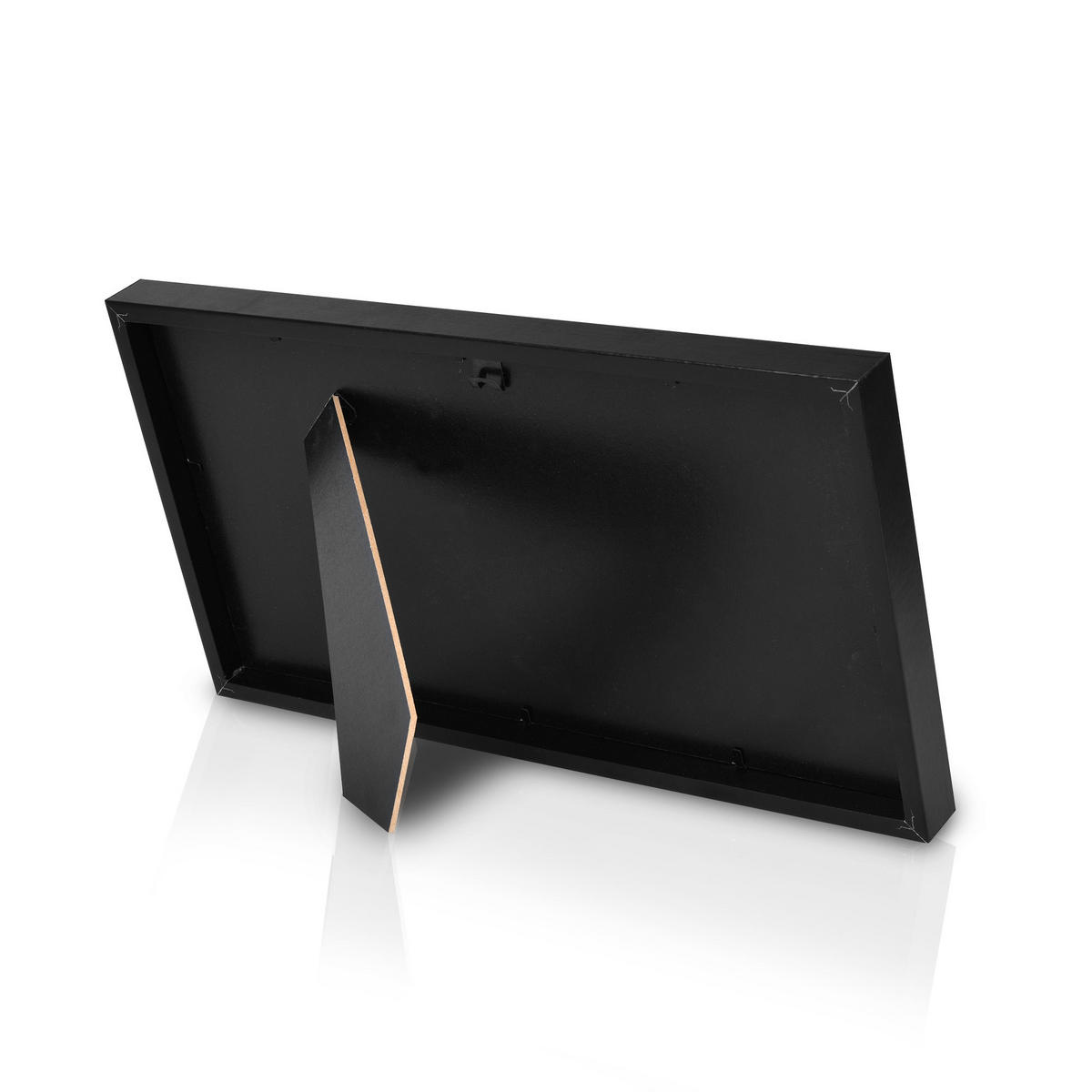 BILDERRAHMEN Galeria 13x18cm Schwarz - Schwarz, Holzwerkstoff (30/2/37cm) - BoMoe