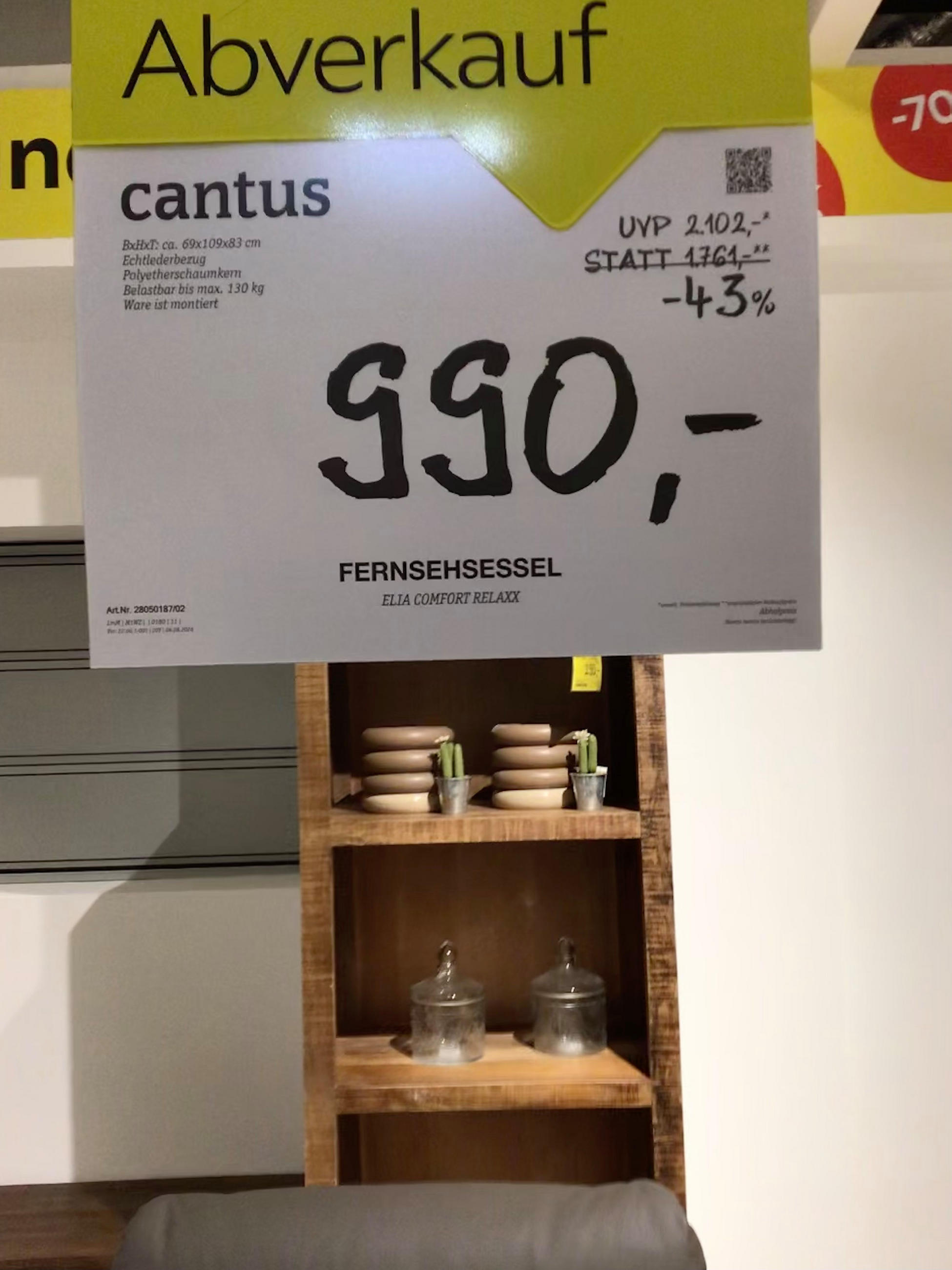 Relaxsessel Elia Comfort Relaxx - Cantus