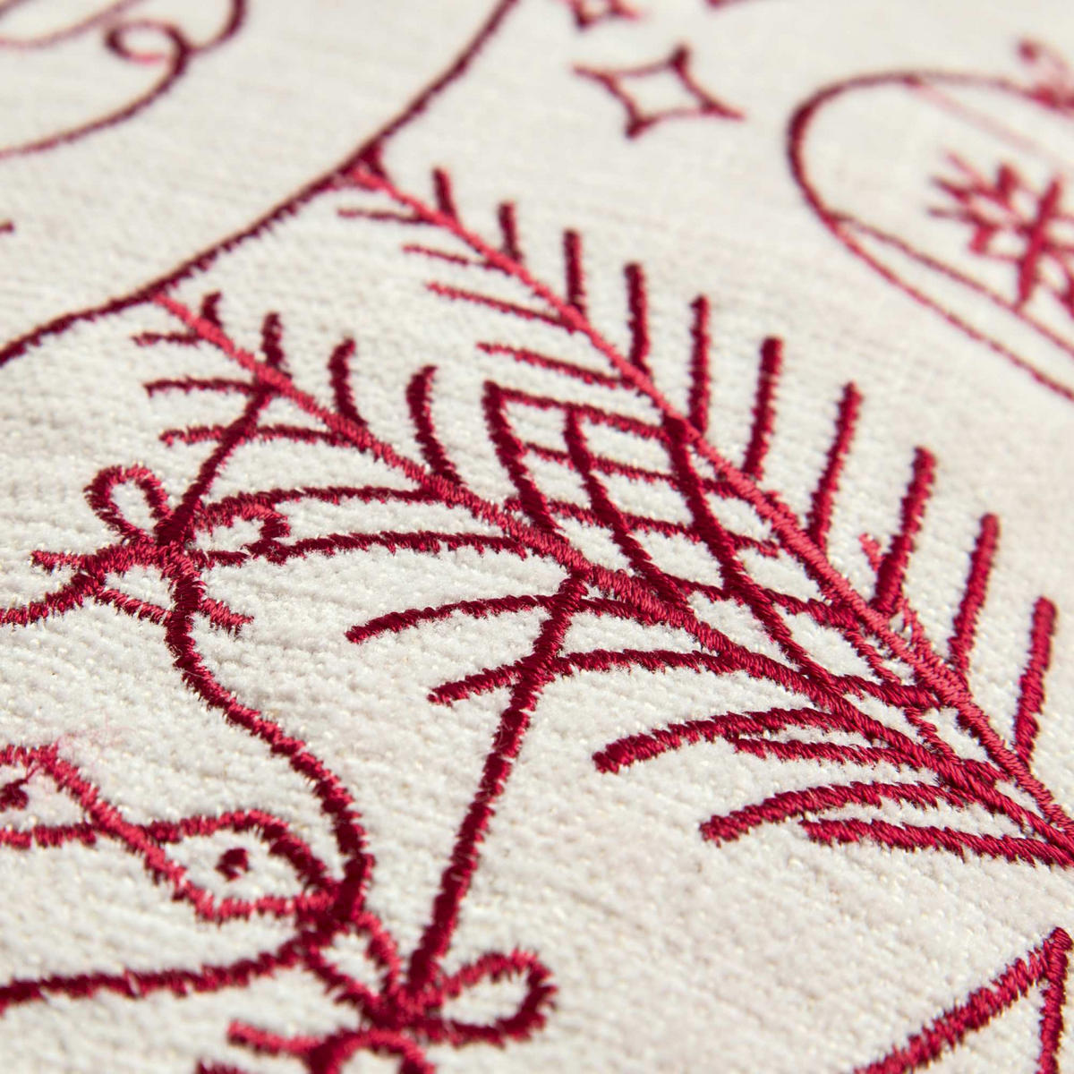 ZIERKISSENHÜLLE WEIHNACHTSKISSEN - Rot, Textil (45/45cm) - Tom Tailor