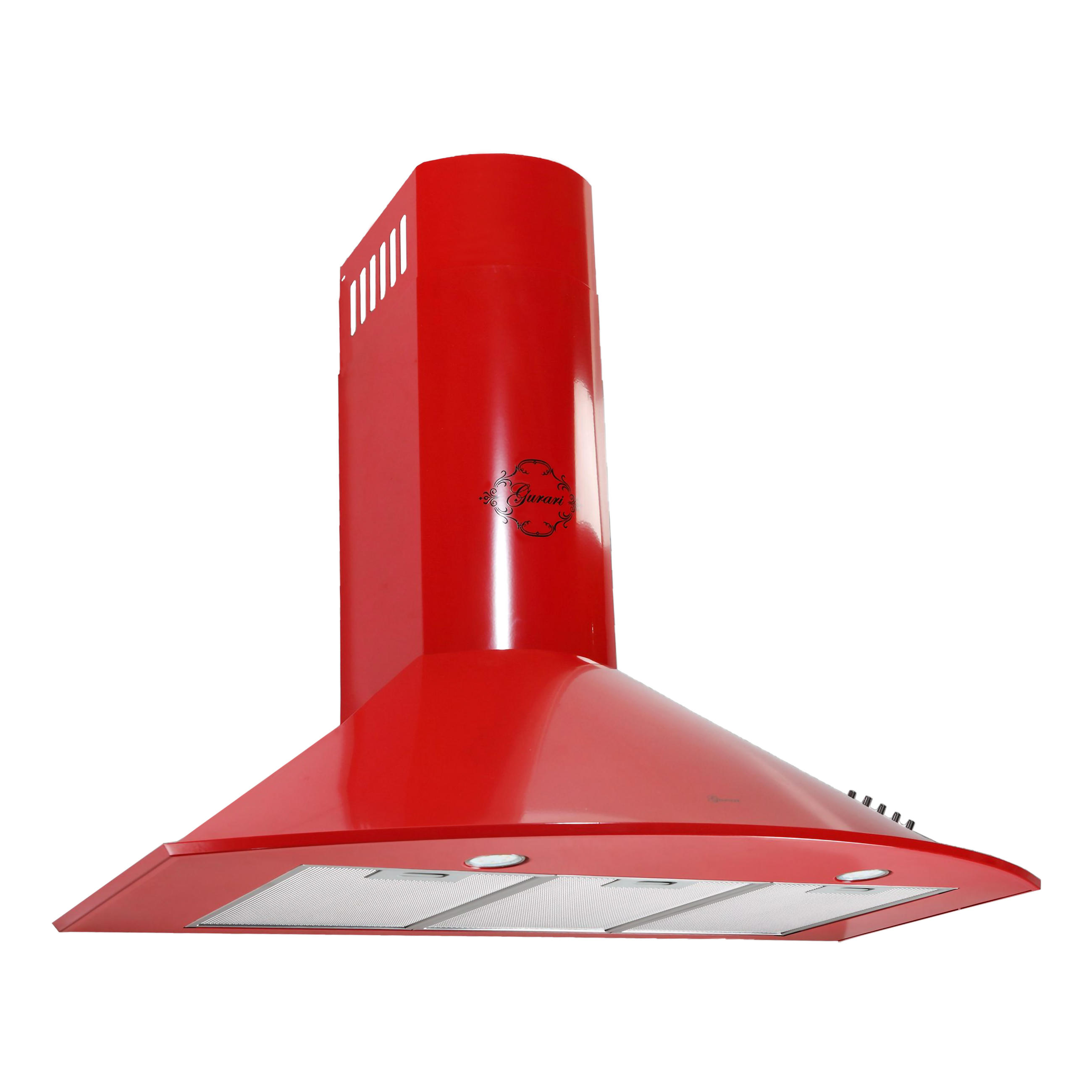 DUNSTABZUGSHAUBE GCH C 046 RD 9 N 90 cm Rot - Rot, Metall (90/117/50cm) - Gurari