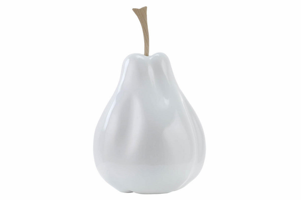 SKULPTUR Weiß 25/45 cm - Weiß, Stein (25/45/25cm) - KUNSTLOFT