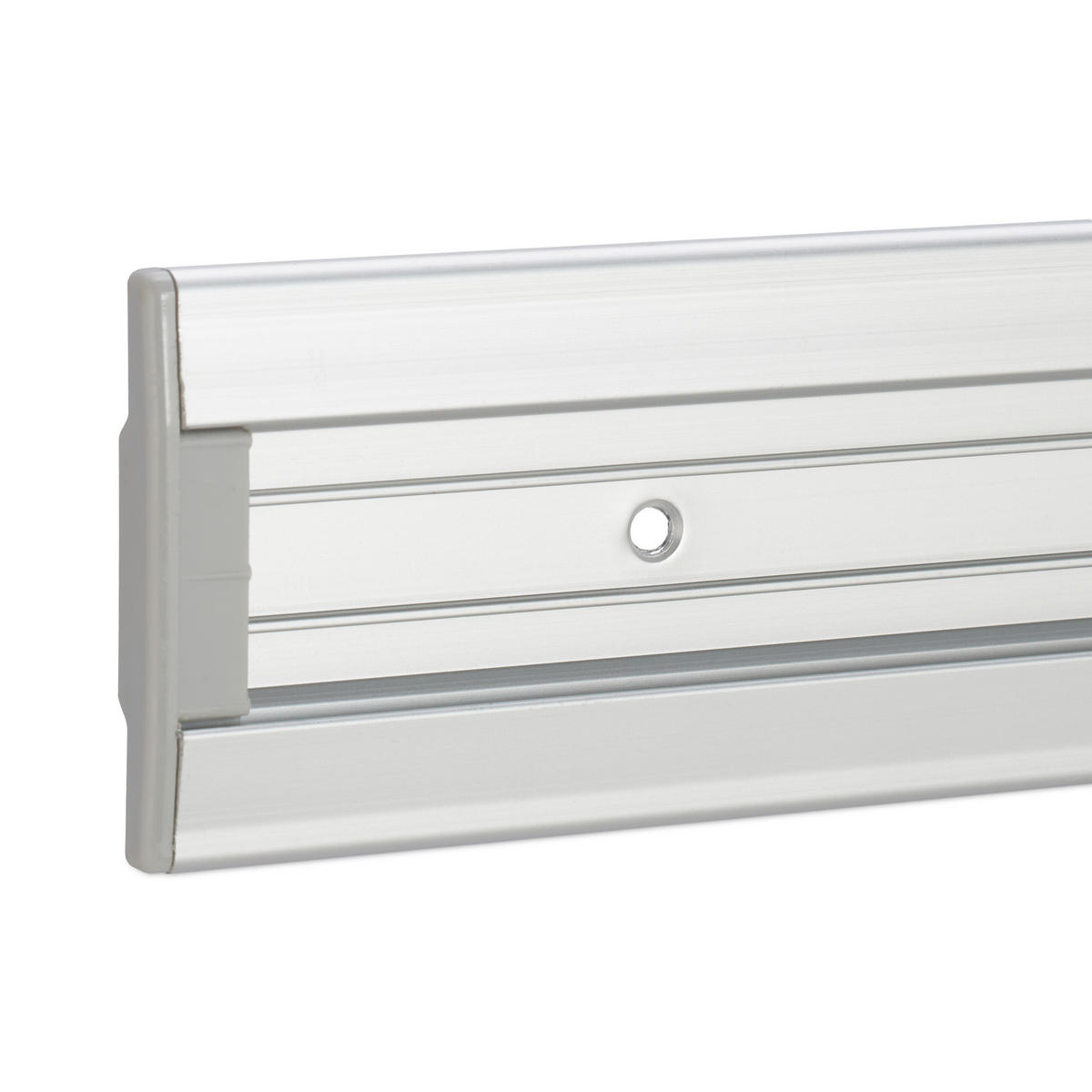 2xGERÄTEHALTER - Grau, Metall (48.5/5.5/4.5cm) - Relaxdays