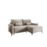 ECKSOFA Silves Mit Schlaffunktion - Beige, Holzwerkstoff/Textil (239/148cm) - Fun Möbel