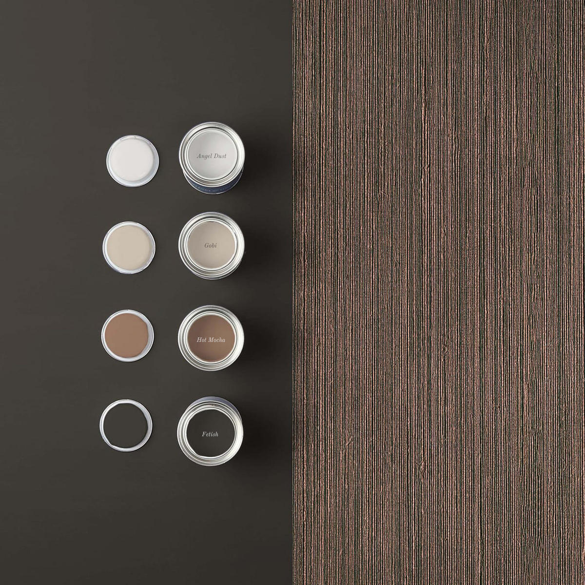 VLIESTAPETE mit Vinyl - Lustre Bronze - Braun, Kunststoff (52/1000cm) - Graham & Brown