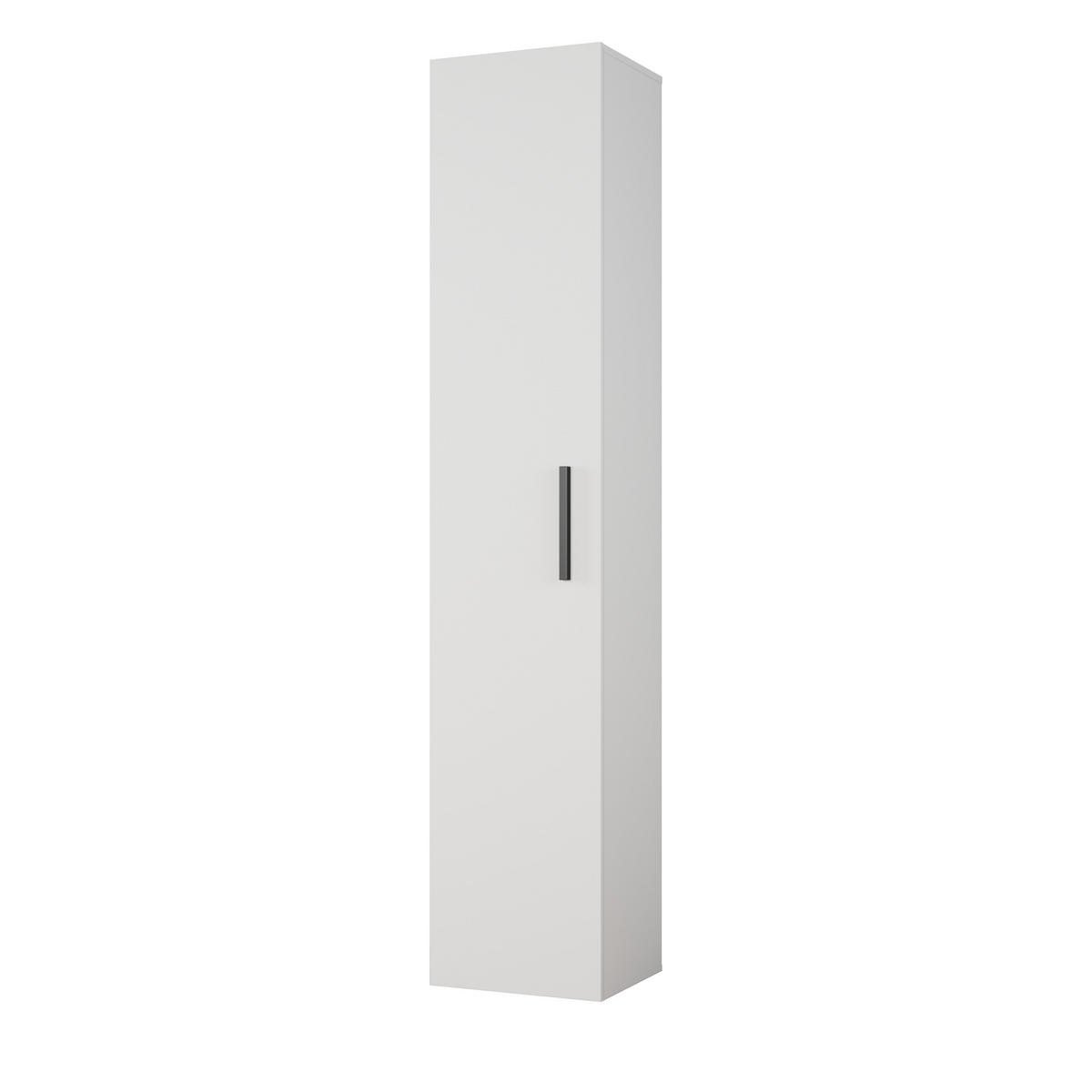 GARDEROBENSCHRANK Rosanno IVR Weiß 40/204/40 cm – Modern - Weiß, Holzwerkstoff/Kunststoff (40/204/40cm) - AX Living
