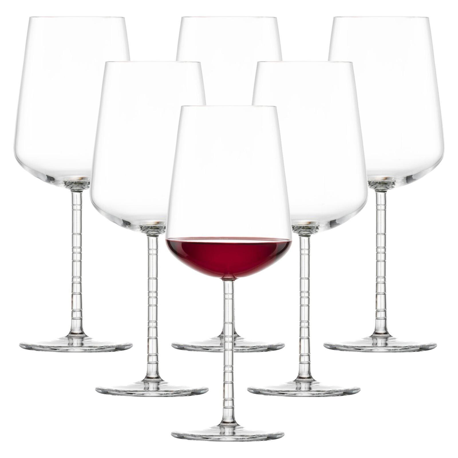 BORDEAUX ROTWEINGLÄSER Journey transparent 633 ml 6er Set - Transparent, Glas (0.633L) - Zwiesel Glas