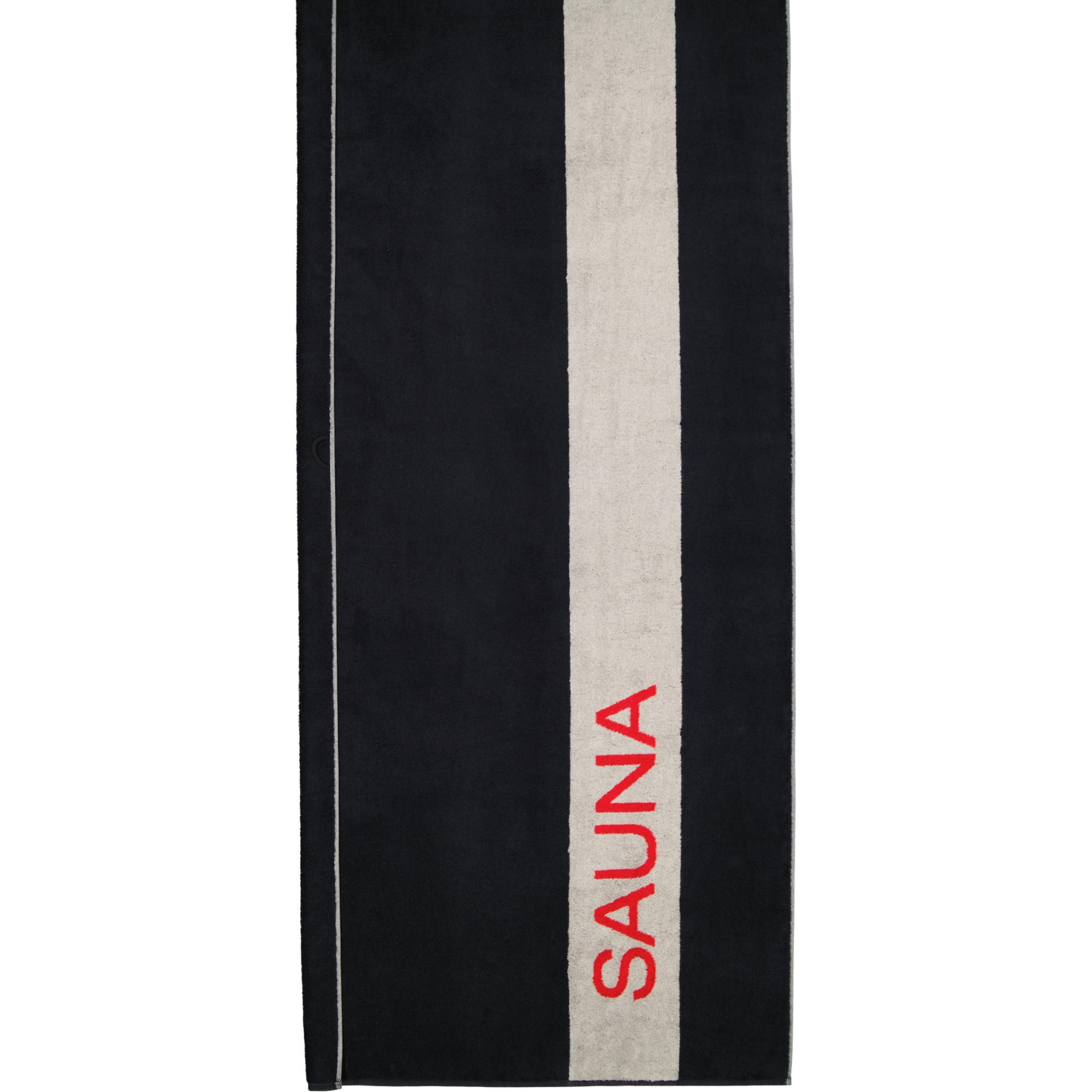 SAUNATÜCHER SAUNA 6238 LAVA - 97 - Schwarz, Textil (80/200cm) - Cawoe