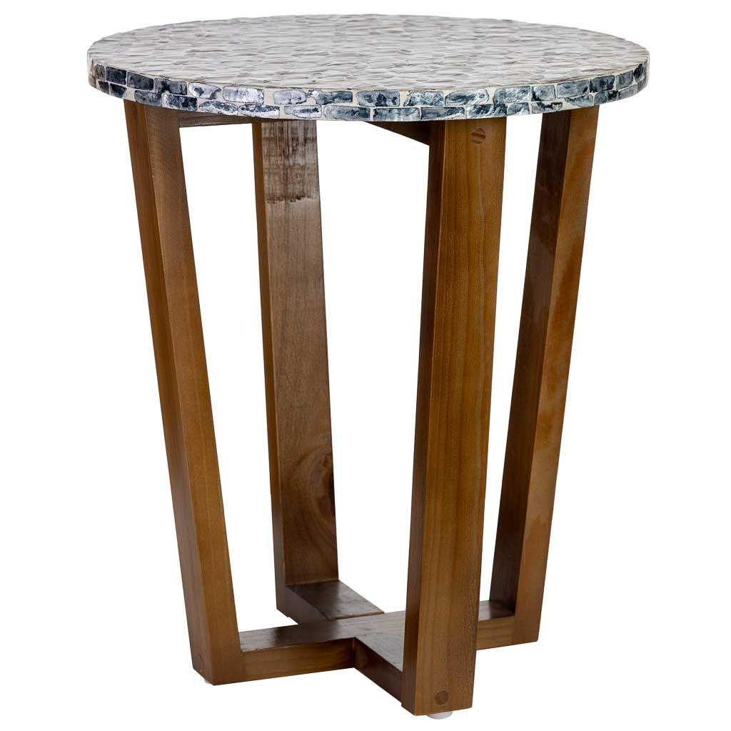 TISCH aus Holz, grau, 36x40cm - Braun, Holz (36/36/40cm) - Wanderlust