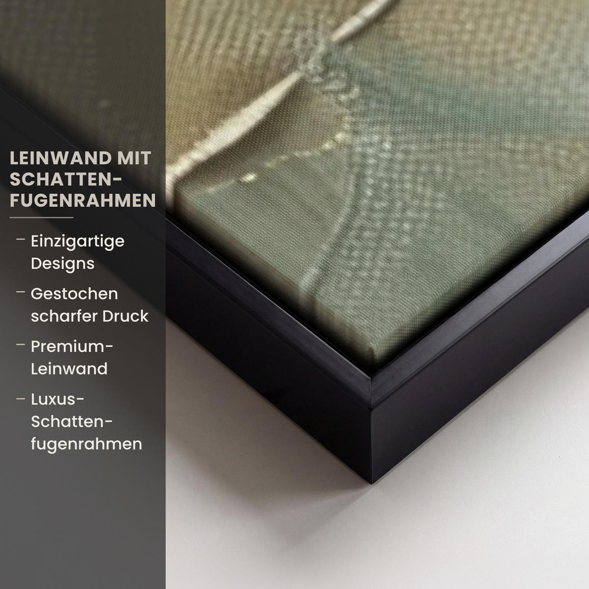 LEINWAND Bilder mit Rahmen - Baum - Abstrakt - Natur - Kunst - 80x120 - Goldfarben, Textil (80/120cm) - MuchoWow