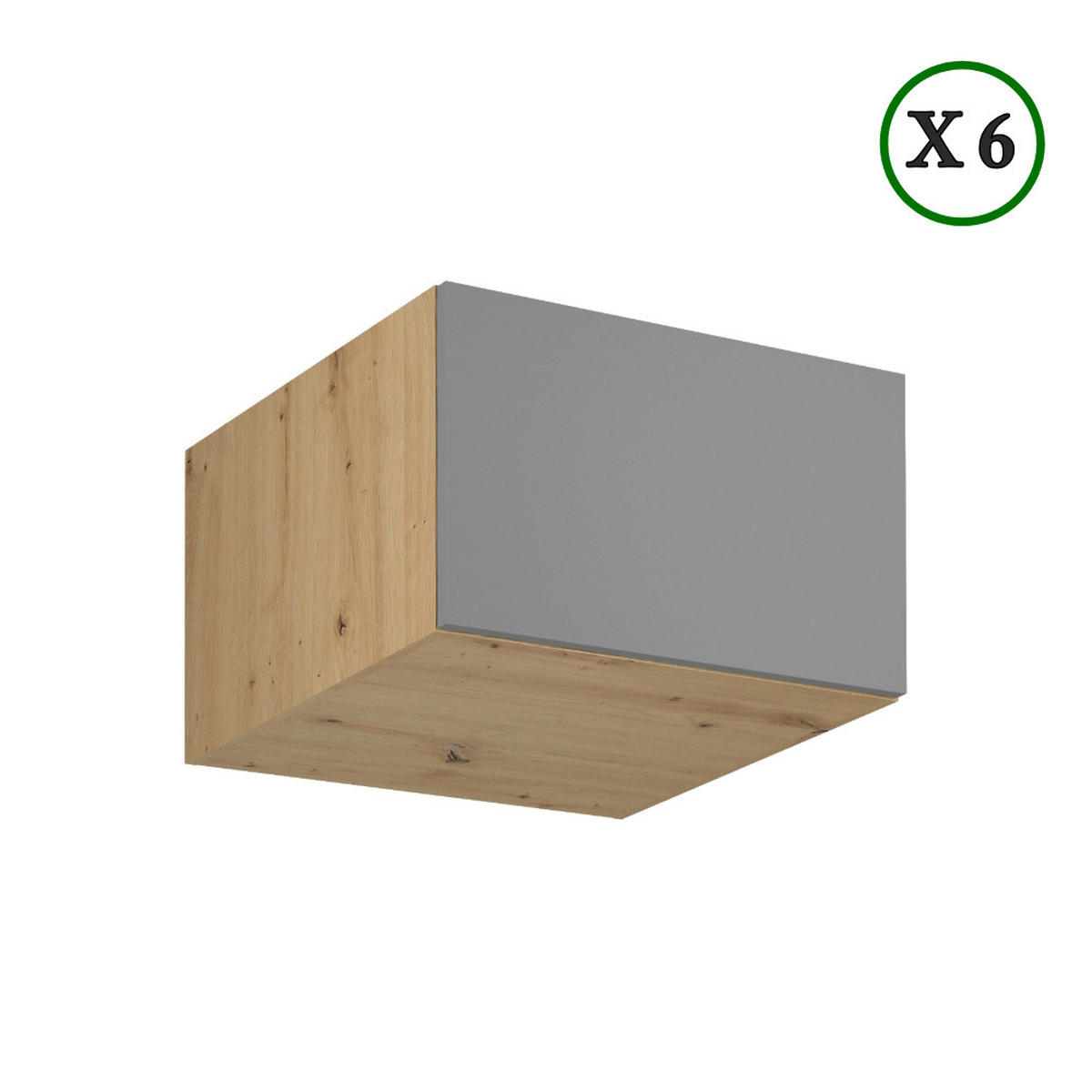 KÜCHENZEILE 360 cm – Langen K72-M360 - in Beige / ArtisanEiche - Beige/Schwarz, Holzwerkstoff/Metall (360/248/58cm)