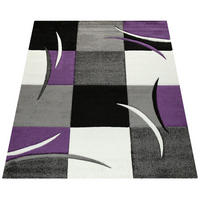 KURZFLORTEPPICH 80/300 cm Diamond 665 - Lila, Textil (80/300cm) - Paco Home