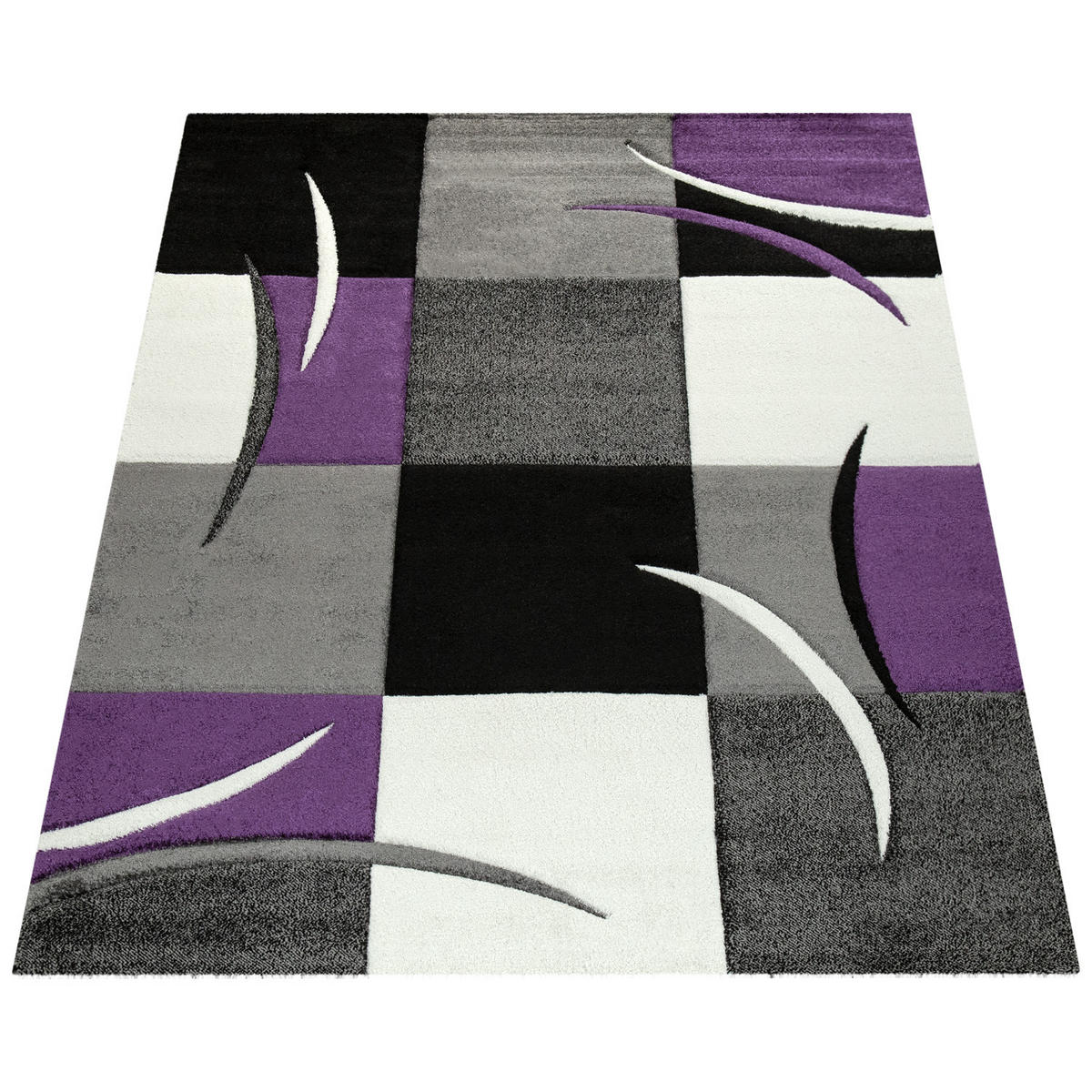 KURZFLORTEPPICH 80/300 cm Diamond 665 - Lila, Textil (80/300cm) - Paco Home