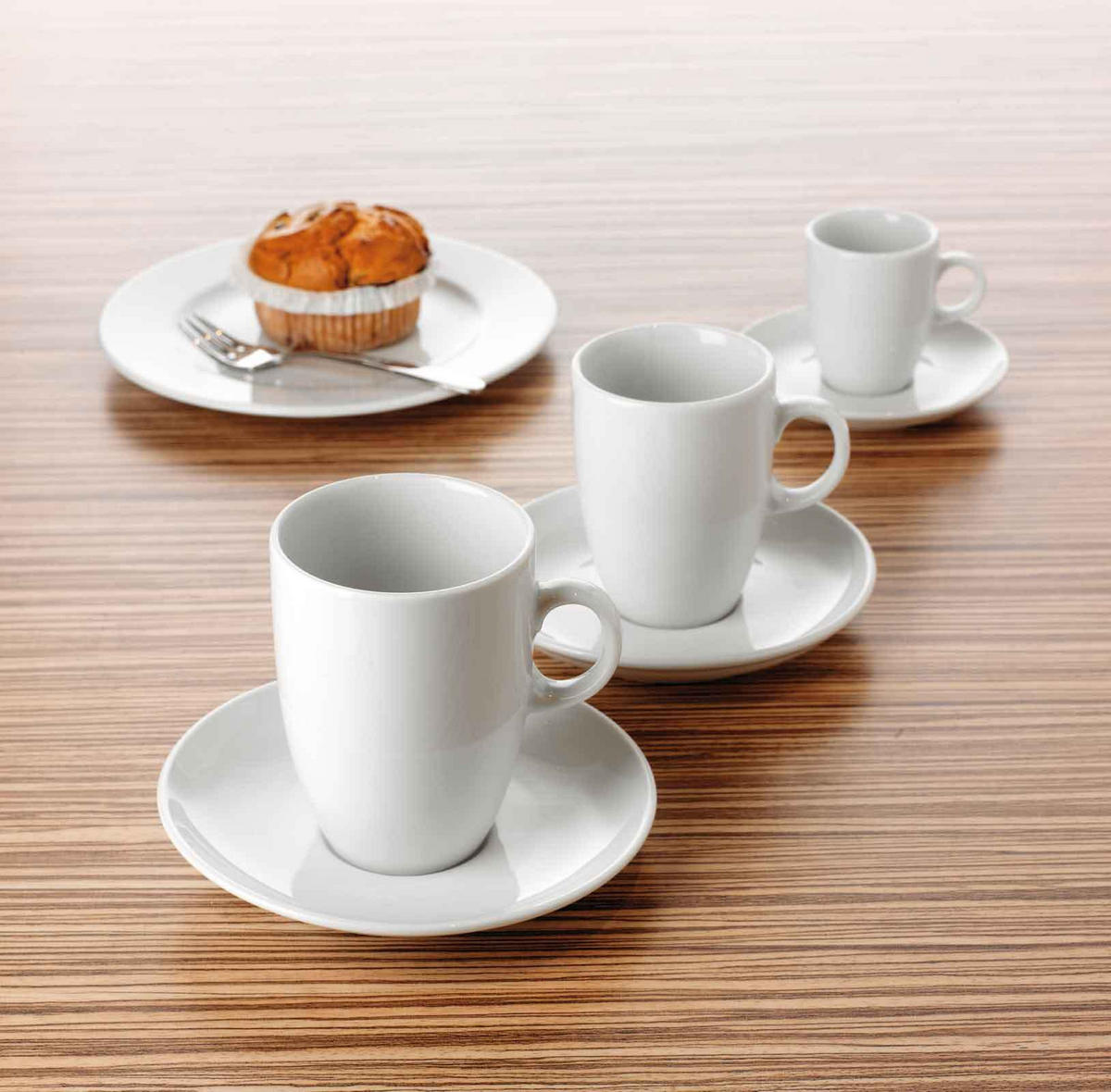 BECHER VIP. weiß 400 ml 6er Set - Weiß, Keramik (0.4L) - Seltmann Weiden